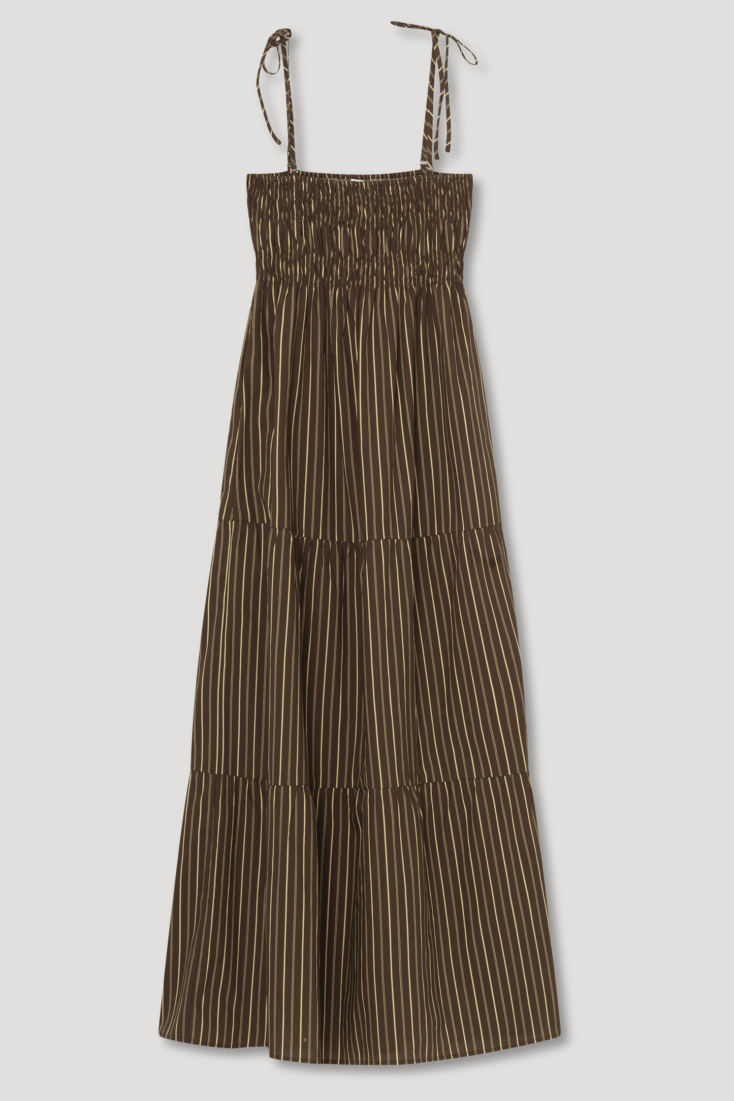 GigiRS Dress Brown Stripe