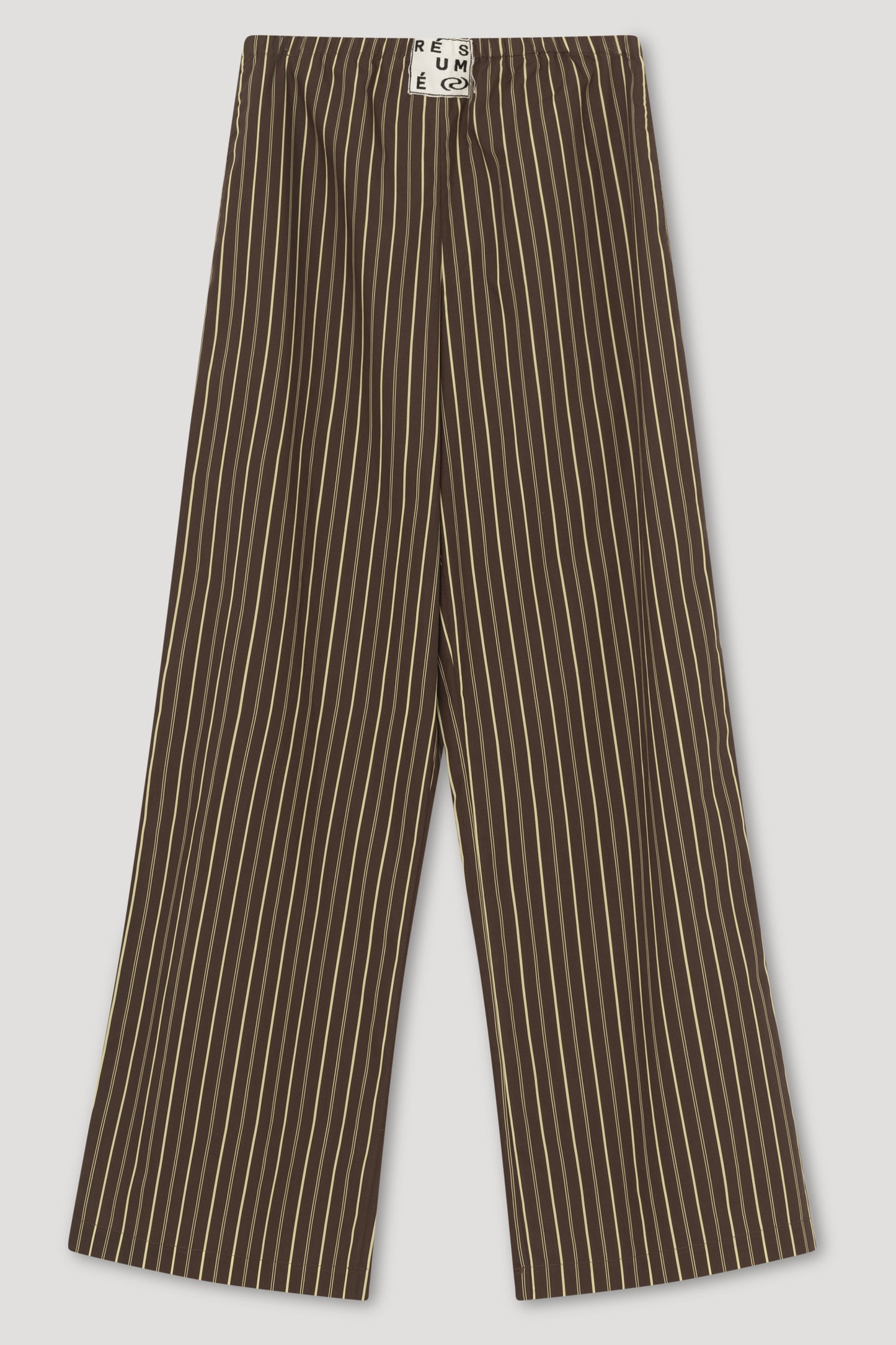 GigiRS Pant Brown Stripe