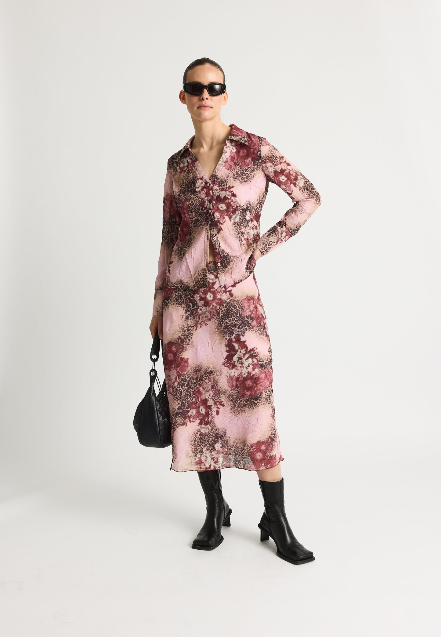 KarlieRS Blouse Multi Pink