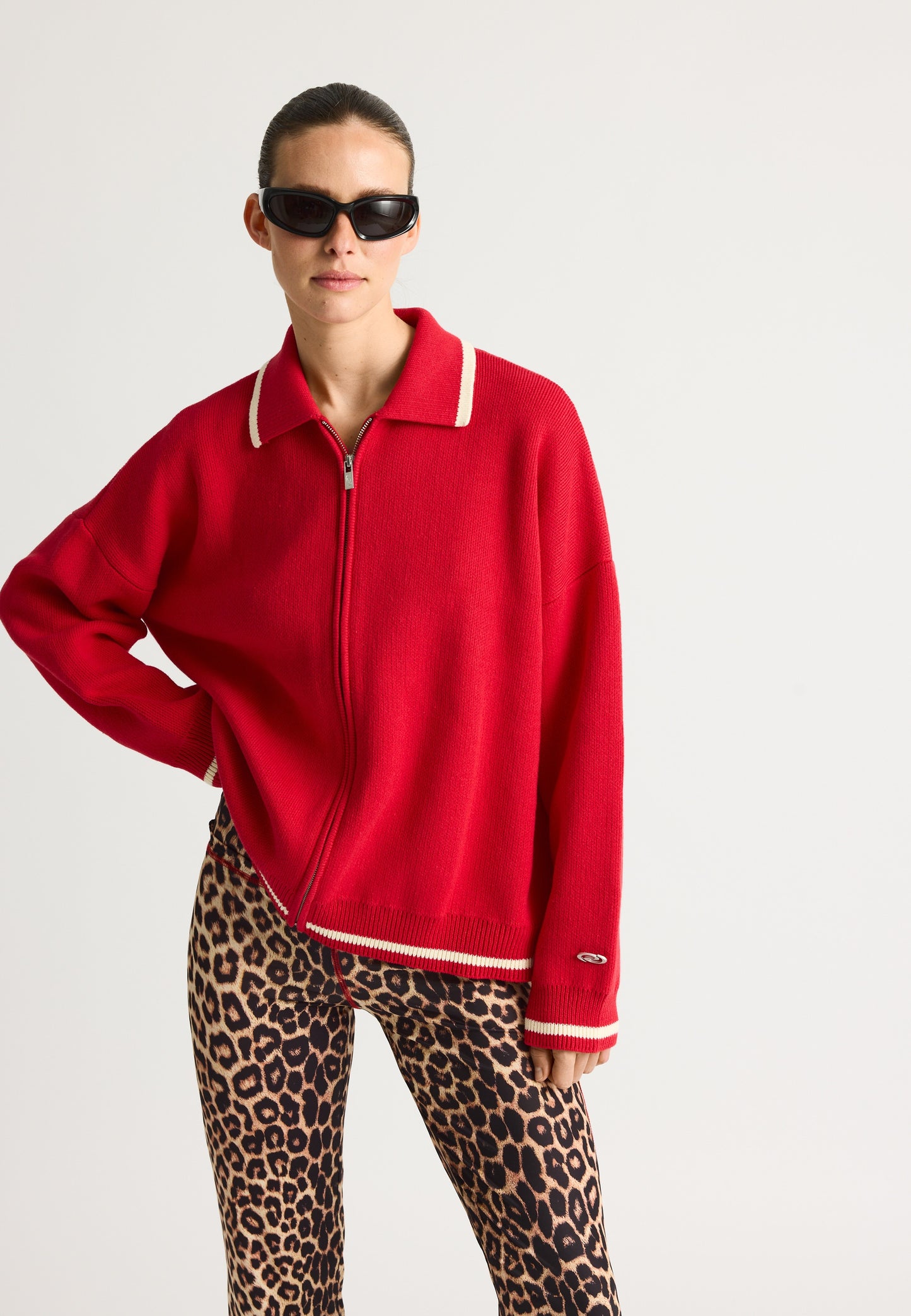 KeatonRS Knit Zip Red