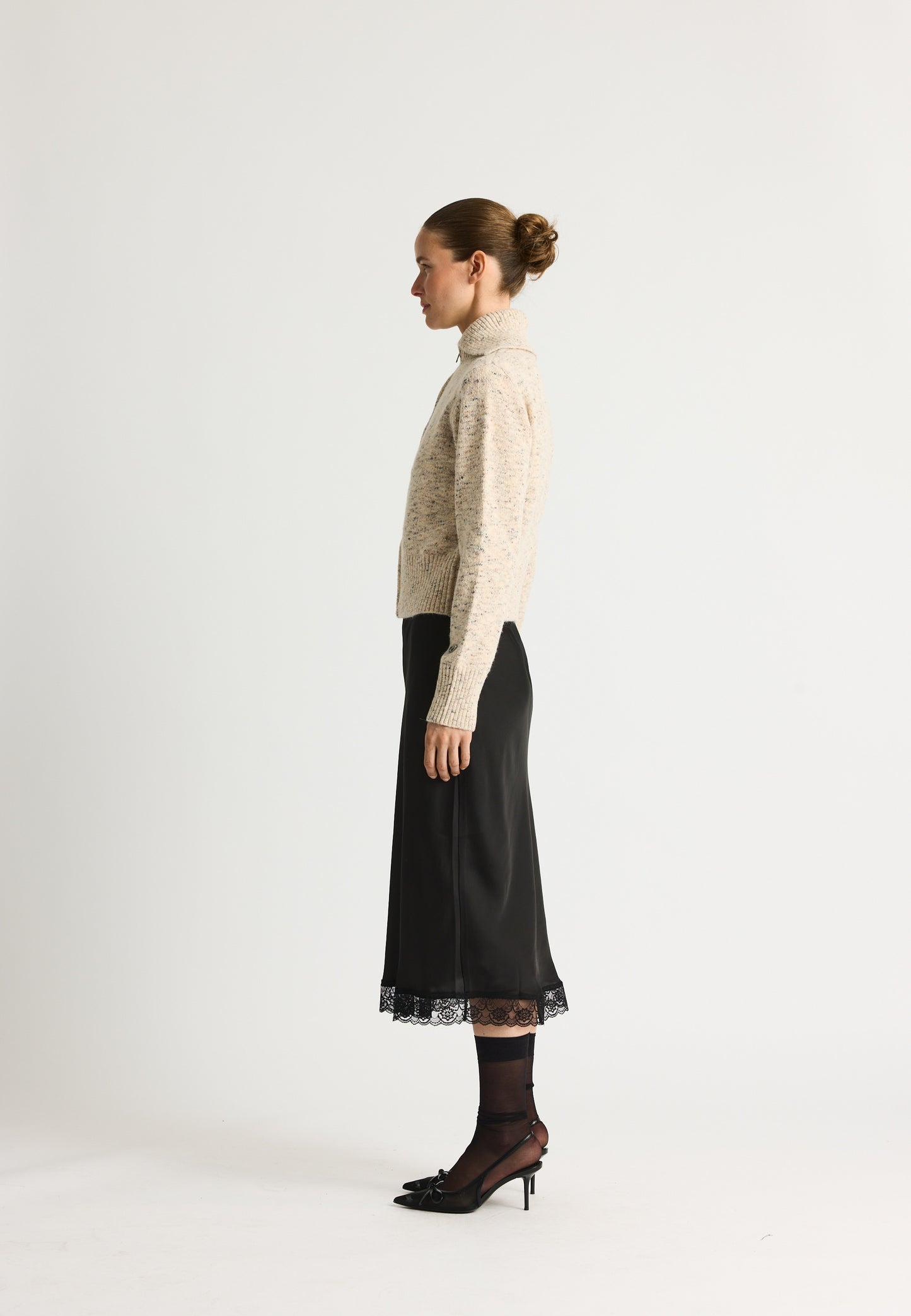 KiannaRS Knit Zip Creme