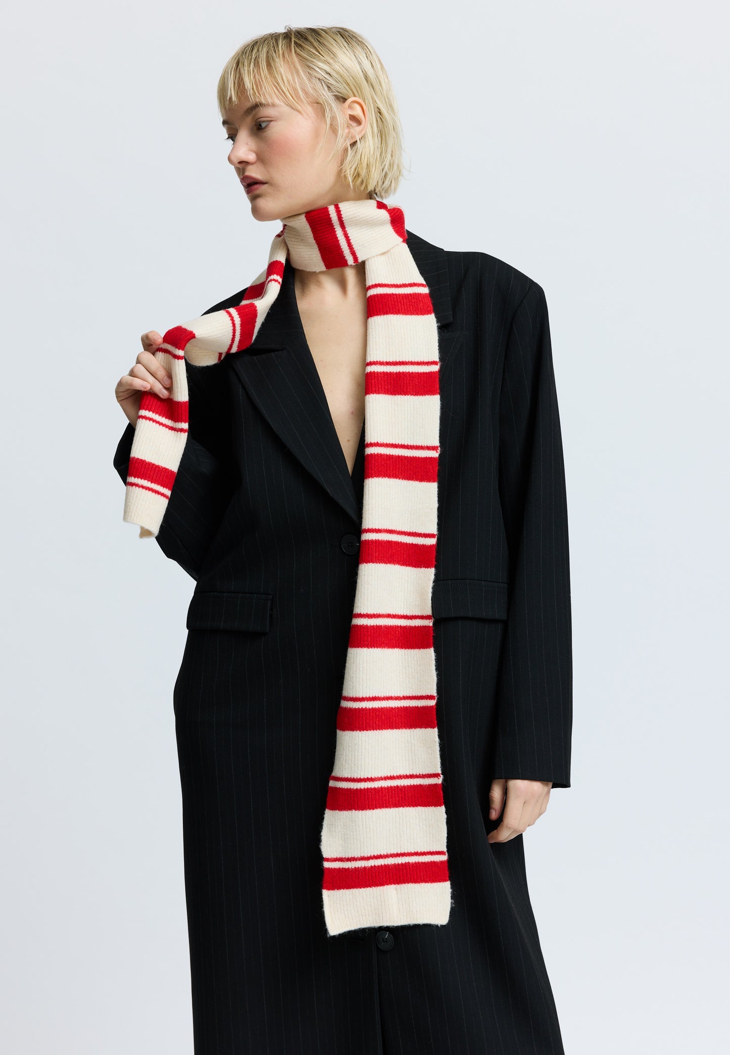 HarmonyRS Scarf Red Stripe
