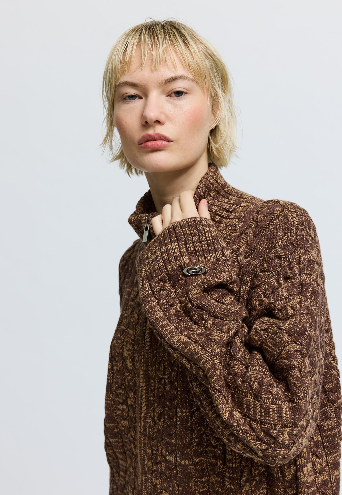 CassidyRS Knit Brown Melange