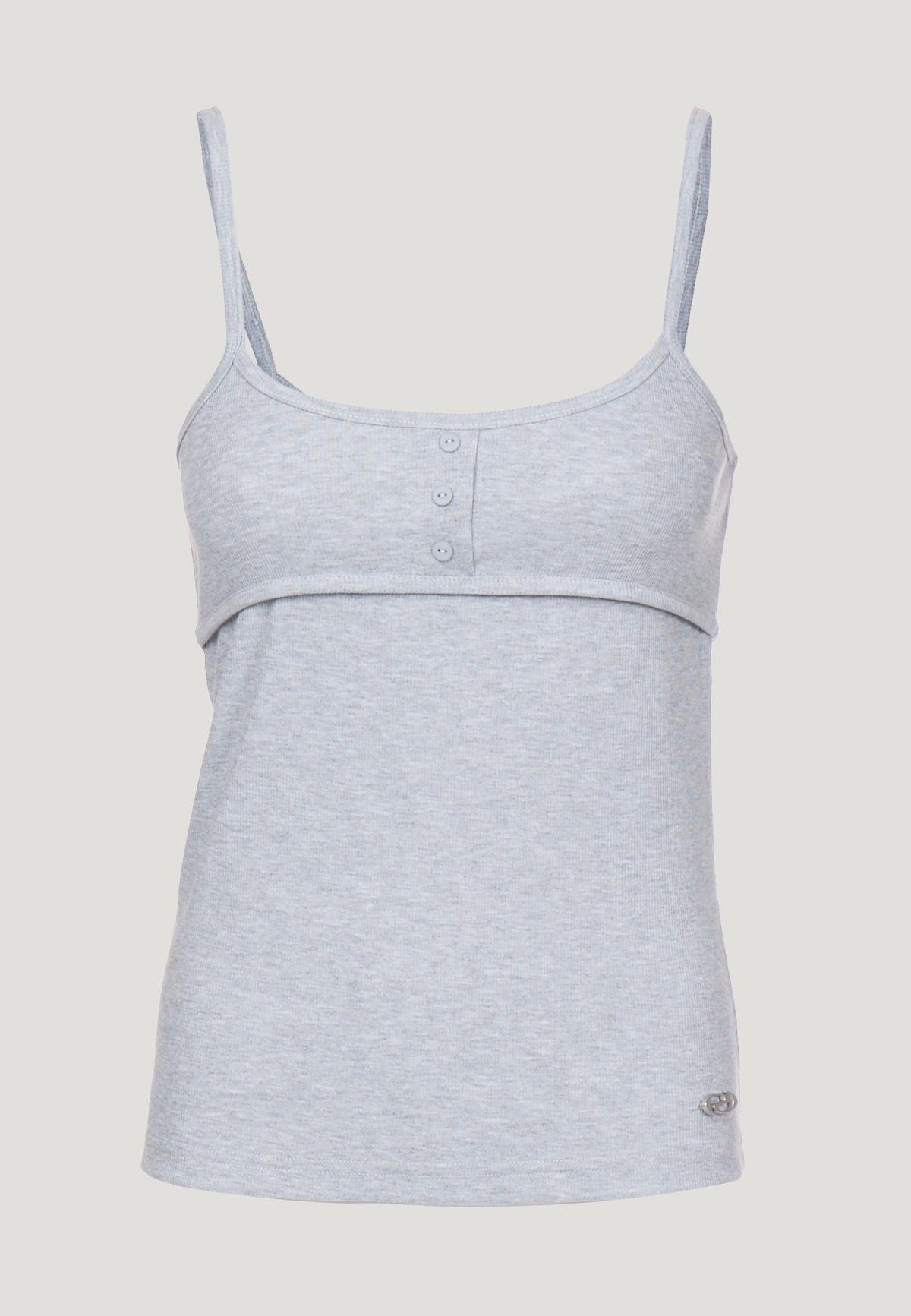 OmaRS Top Light Grey melange