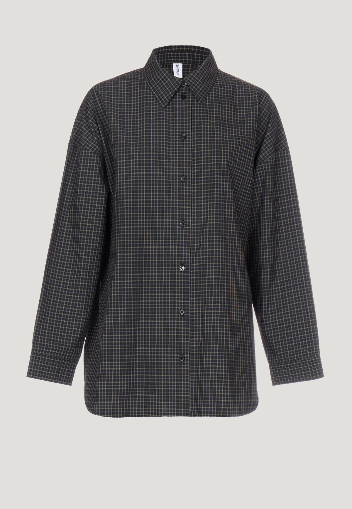 OriannaRS Shirt Black Check