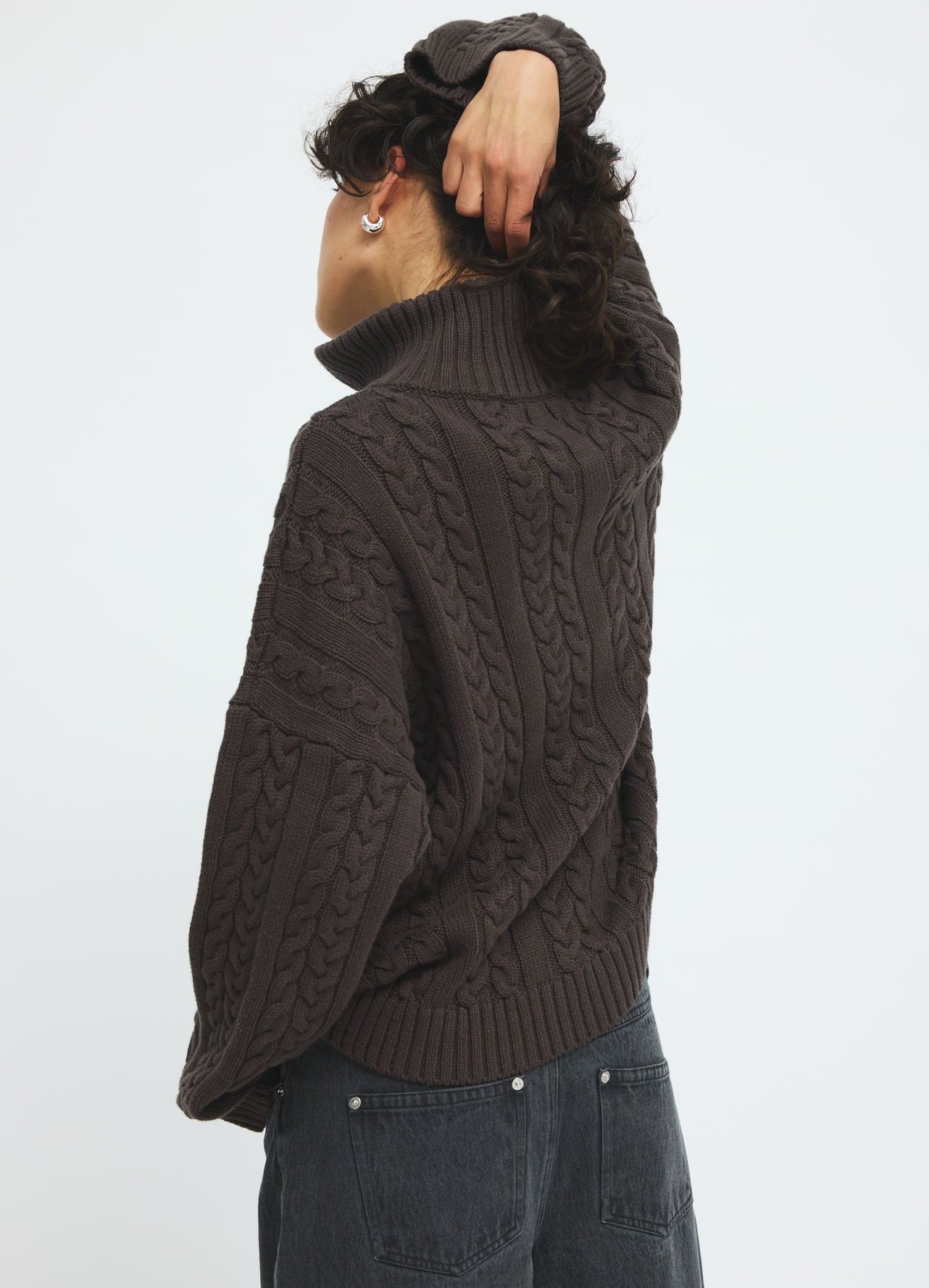 DawsonRS Knit Pullover Dark Brown