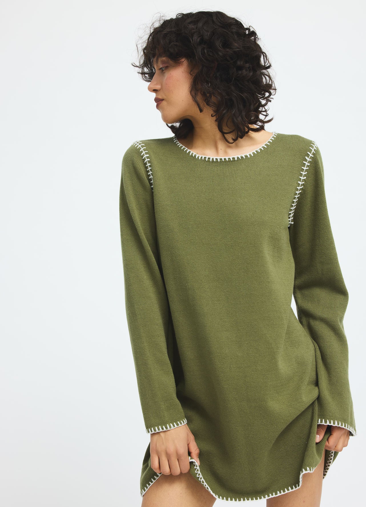 DohaRS Knit Dress Army