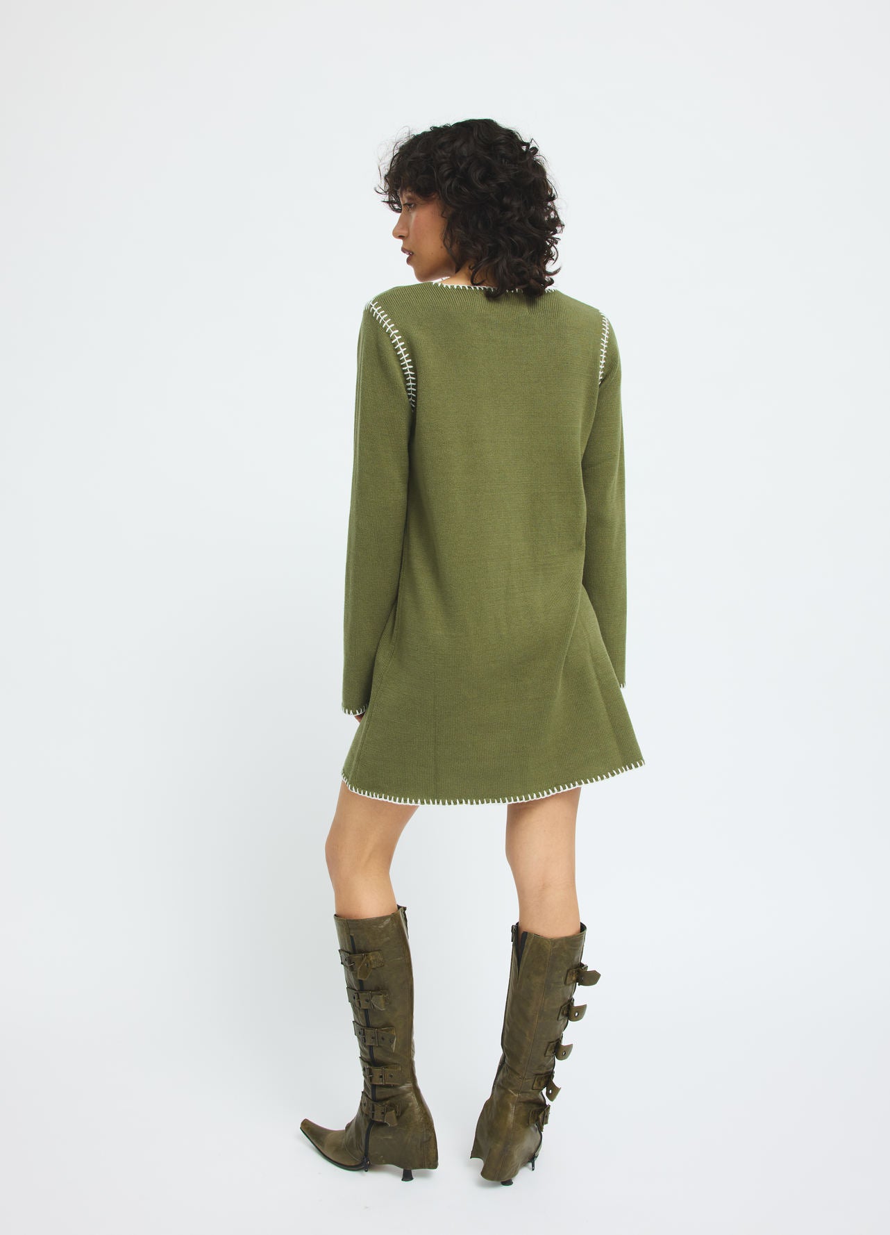 DohaRS Knit Dress Army