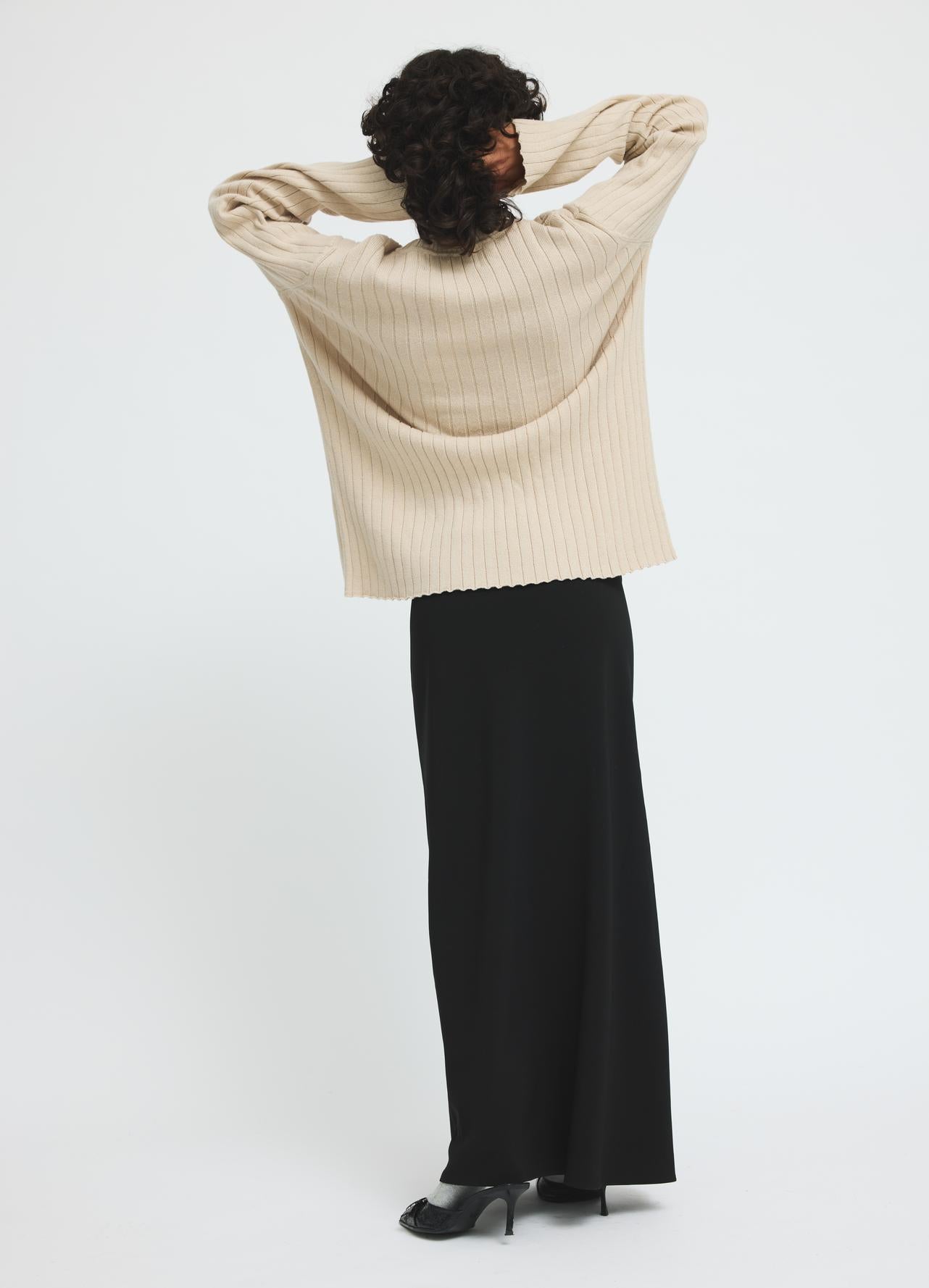 DevonRS Knit Pullover Beige