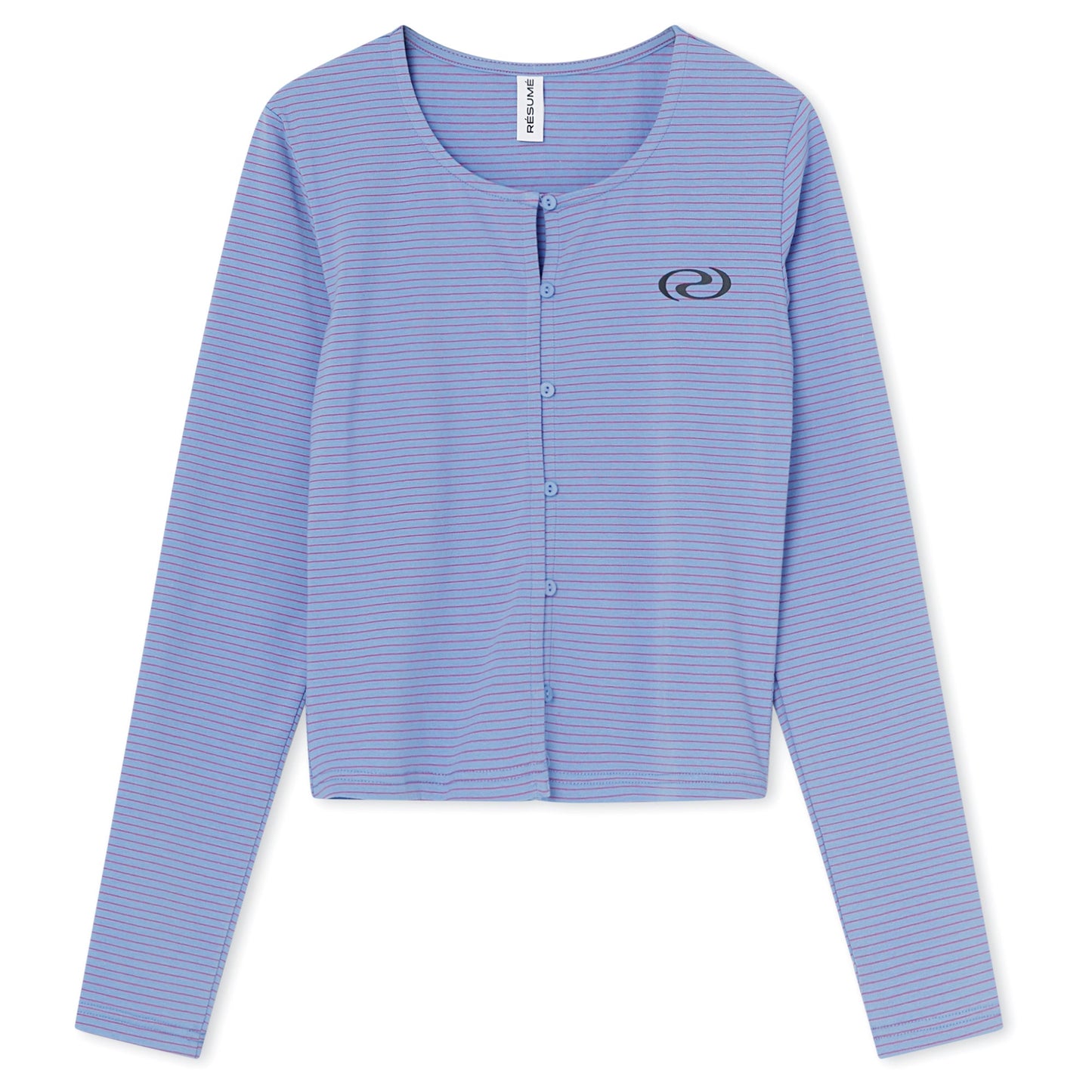 MaddieRS Cardigan Blue Stripe