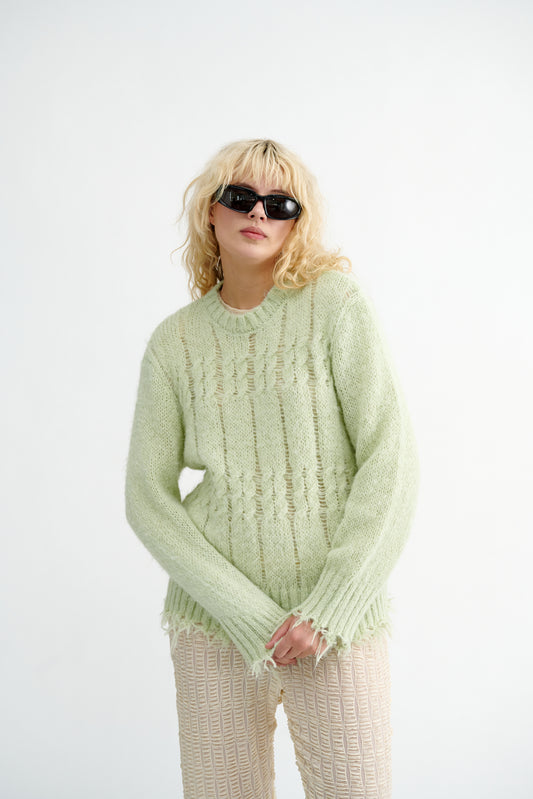 AnnoraRS Knit Pastel Green