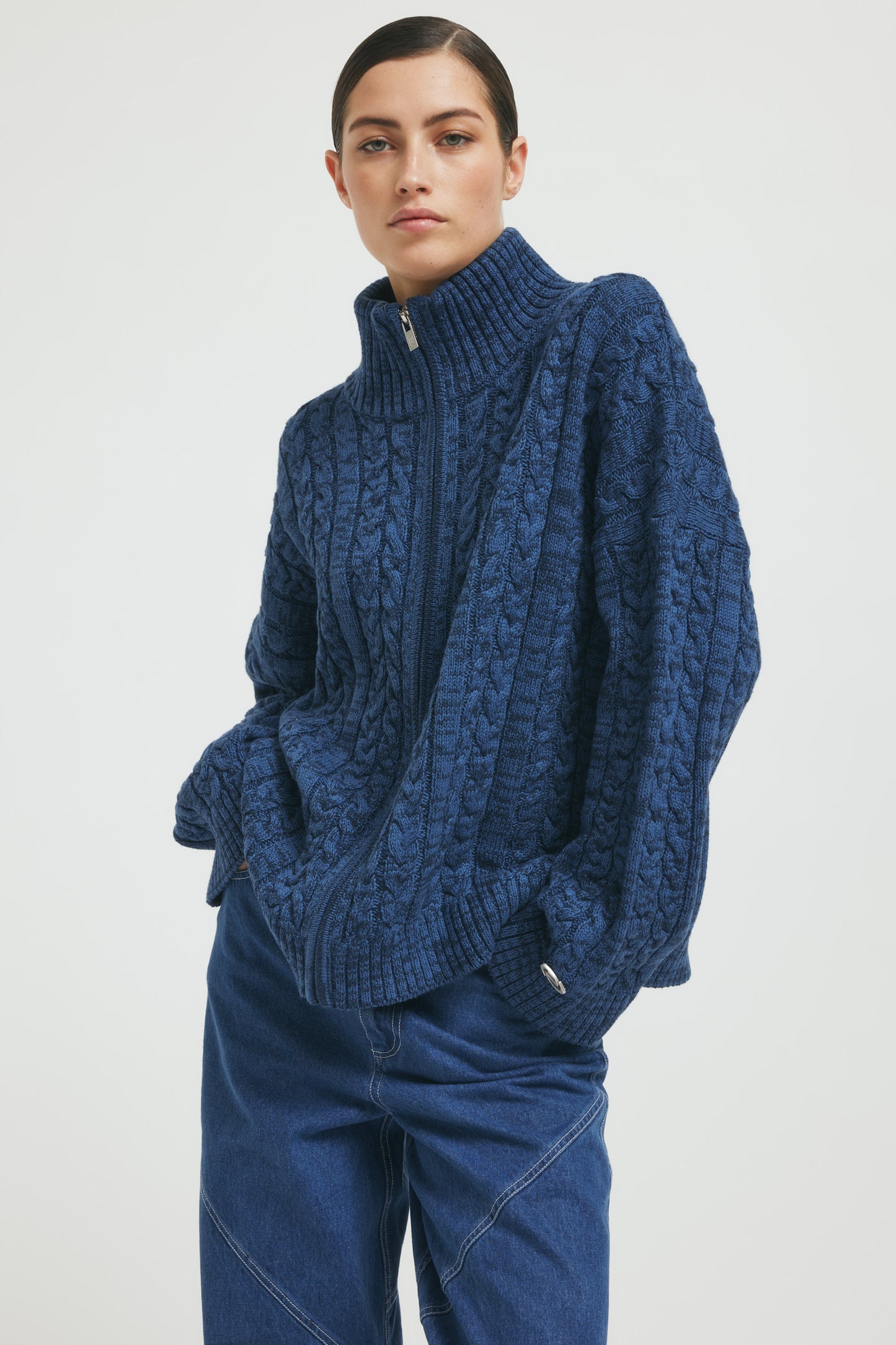 CassidyRS Knit  Blue Melange