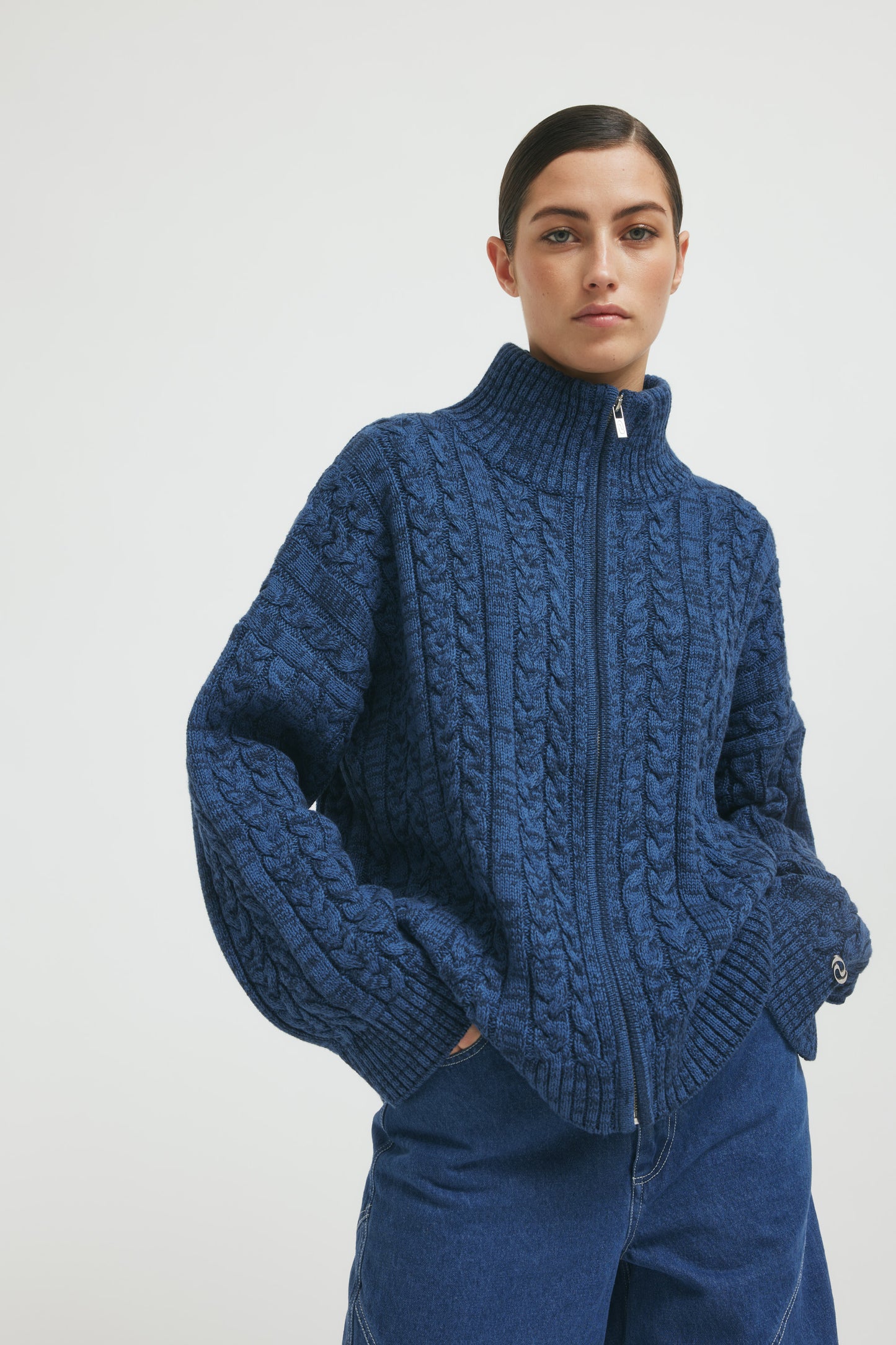 CassidyRS Knit  Blue Melange