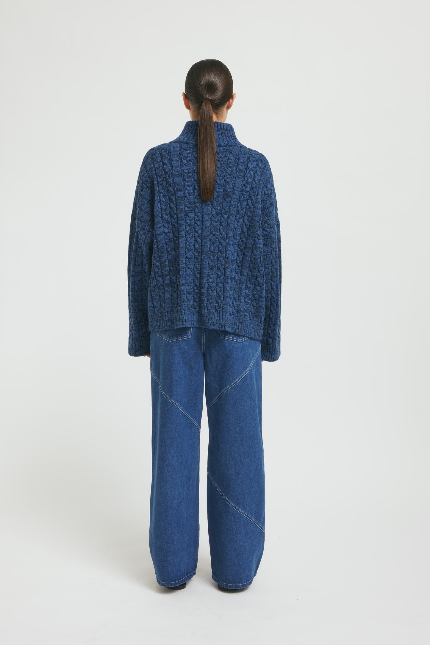 CassidyRS Knit  Blue Melange