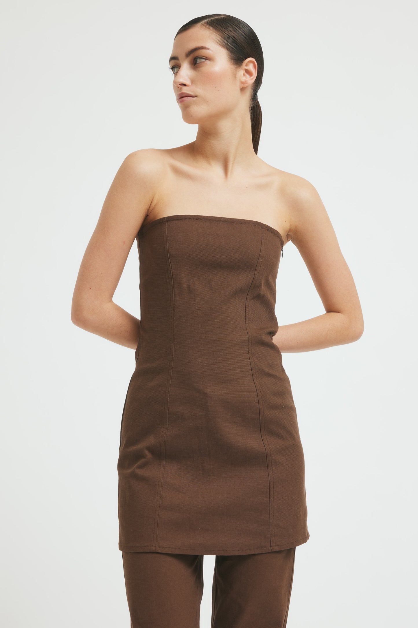 CassieRS Dress Dark Brown