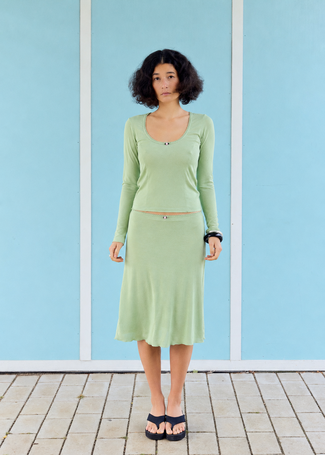 NicoletteRS Skirt Apple Green