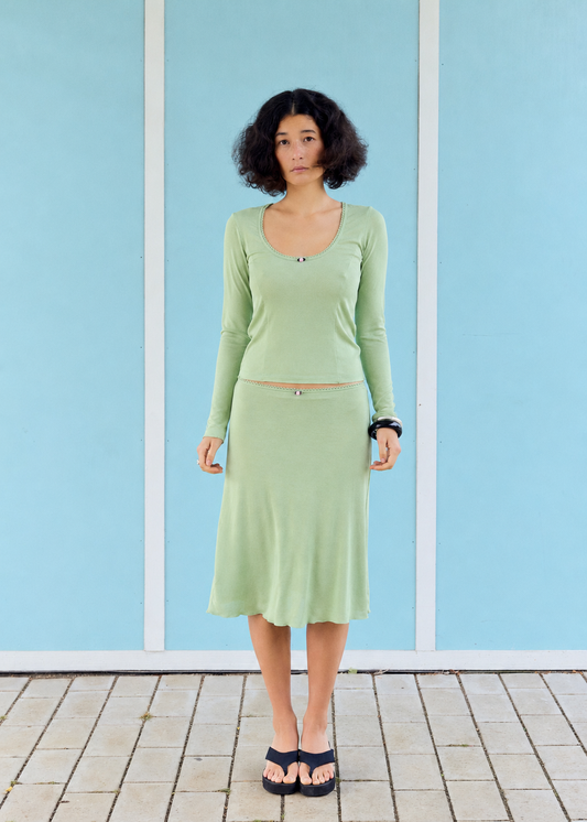 NicoletteRS Skirt Apple Green