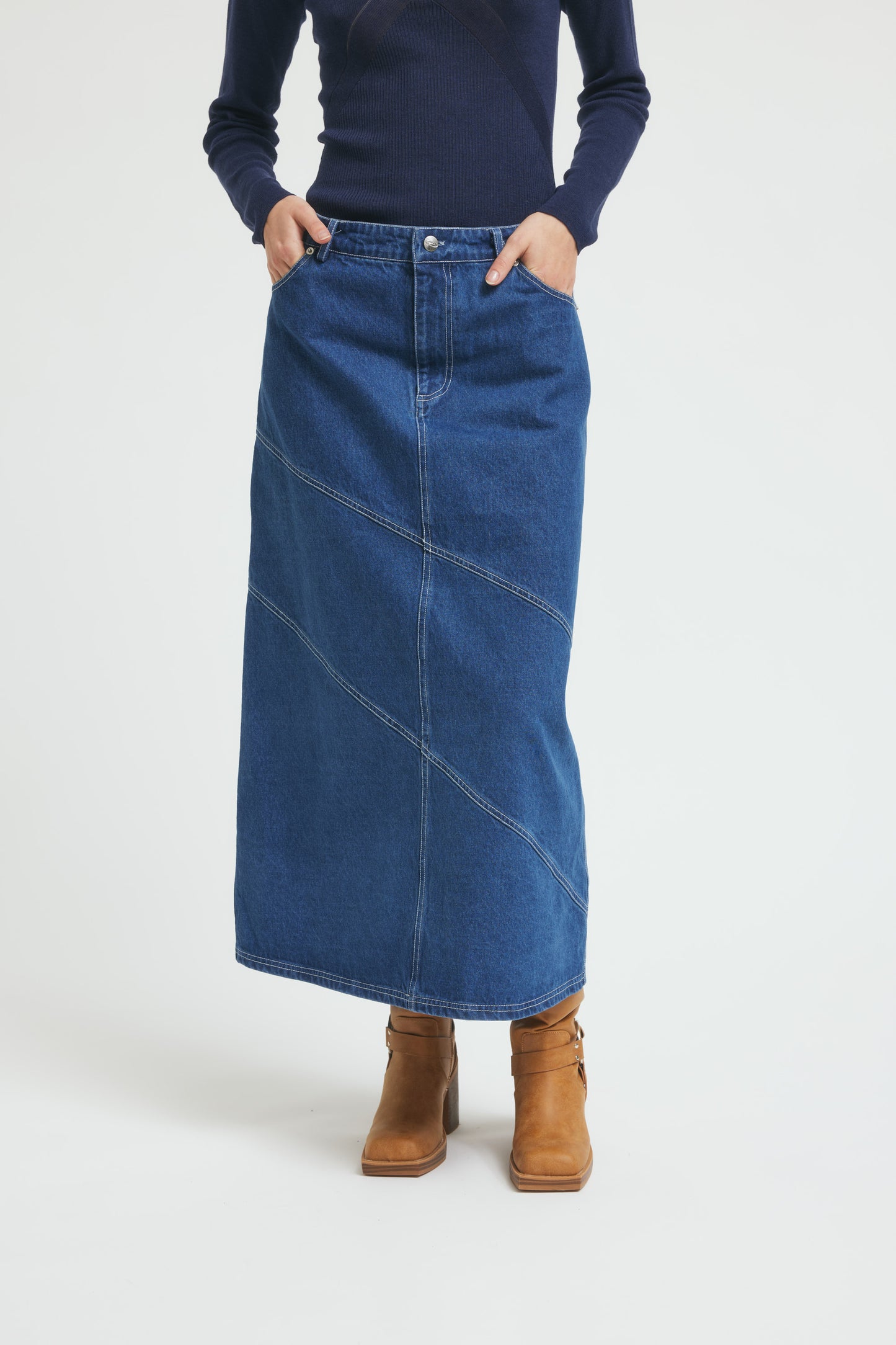 ClaireRS Skirt Denim Blue