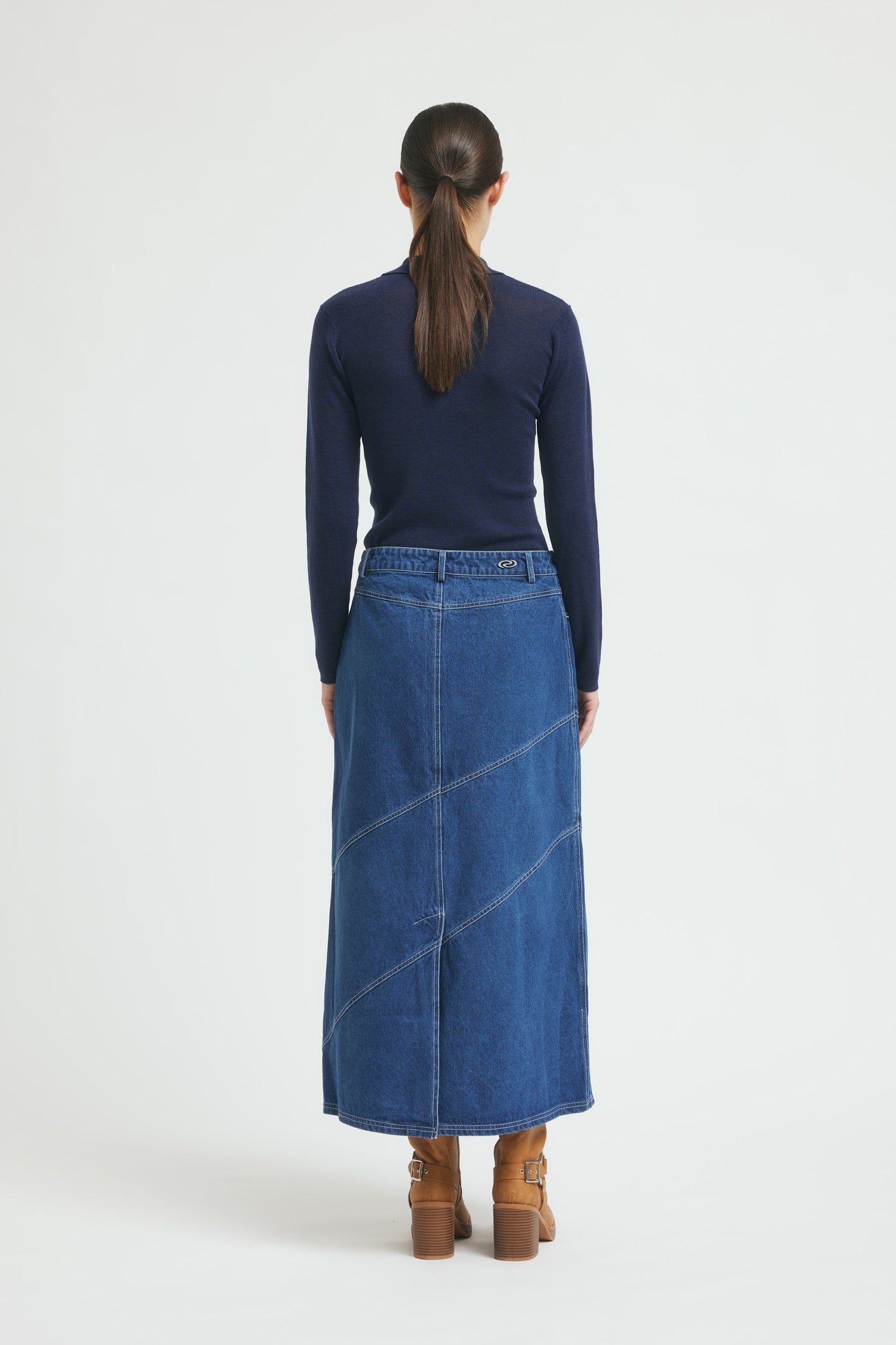 ClaireRS Skirt Denim Blue