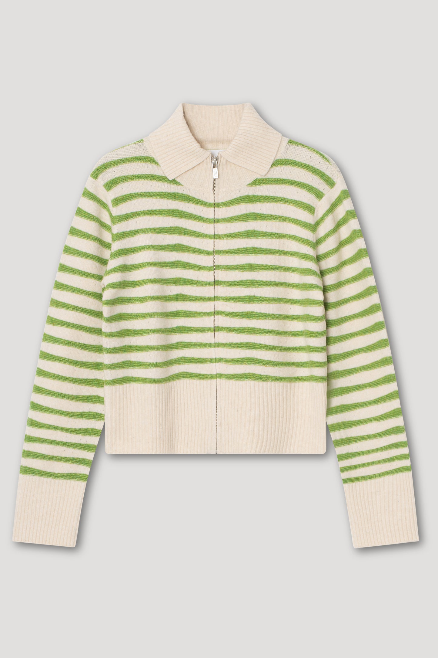 FlorentineRS Knit Cardigan Green Stripe