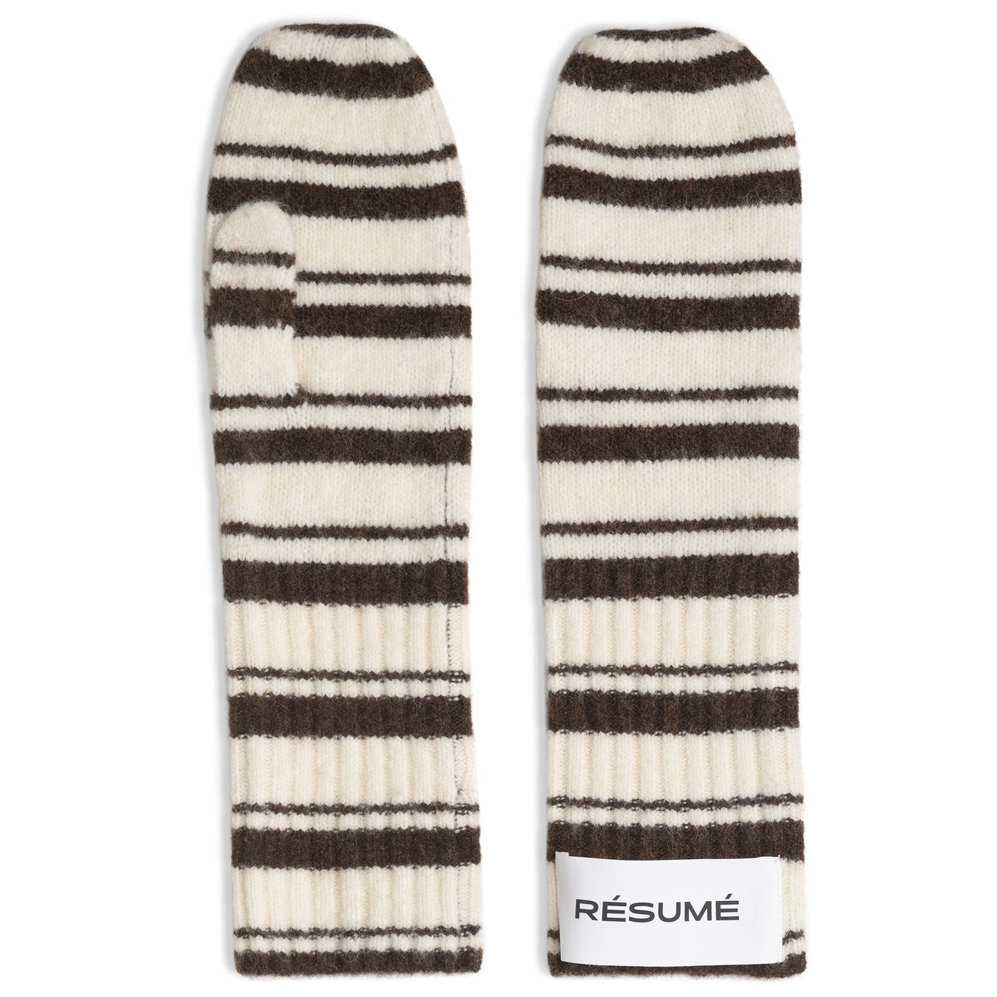 HavenRS Mittens  Brown Stripe