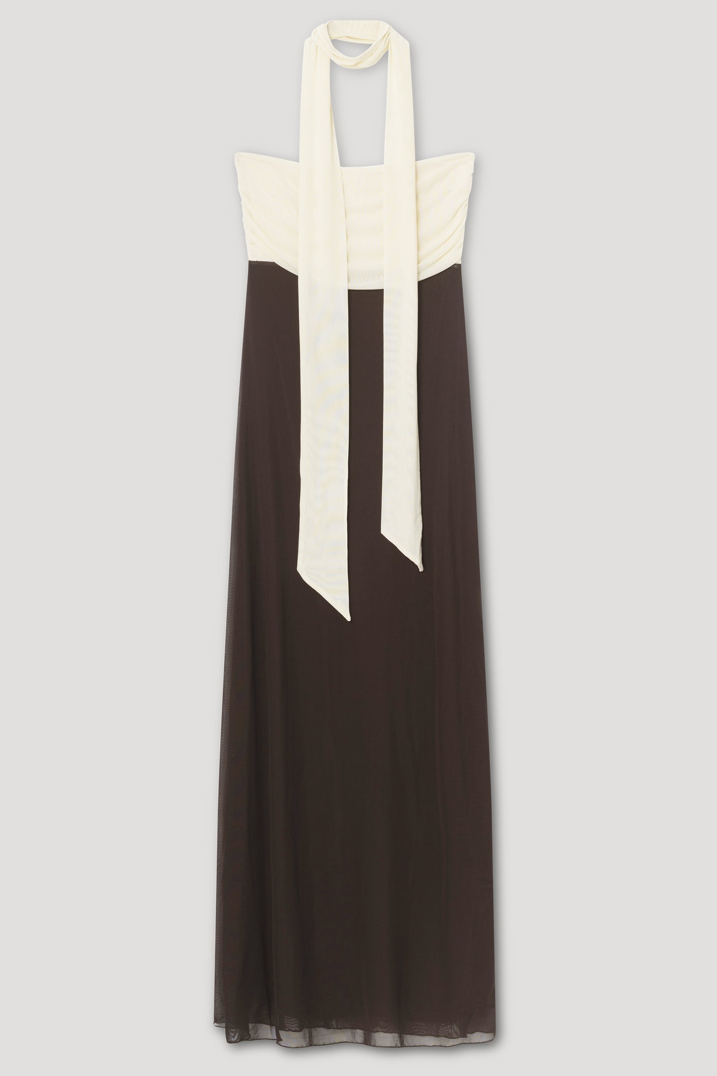 NovaRS Strapless Dress Multi Brown