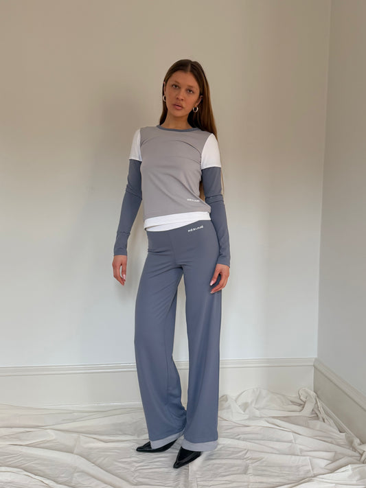 AmariRS Blouse Multi Grey