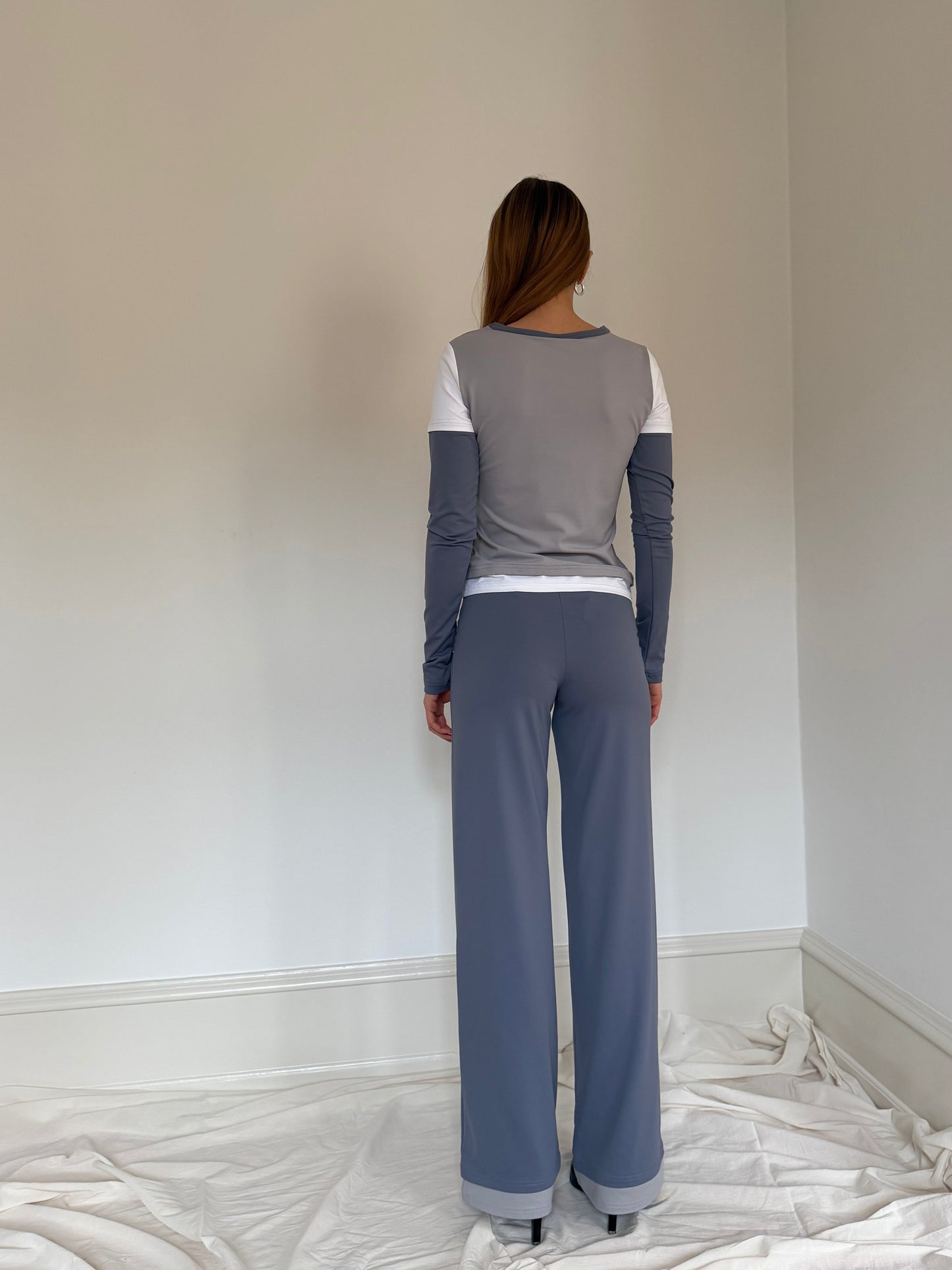 AmariRS Blouse Multi Grey