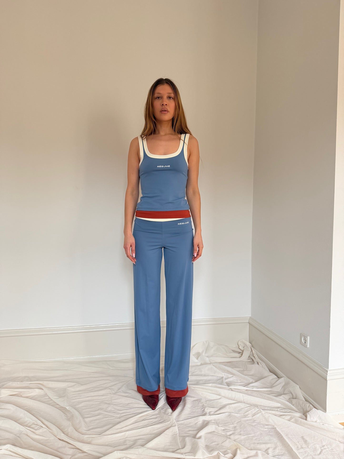 AsherRS Pant Multi Blue