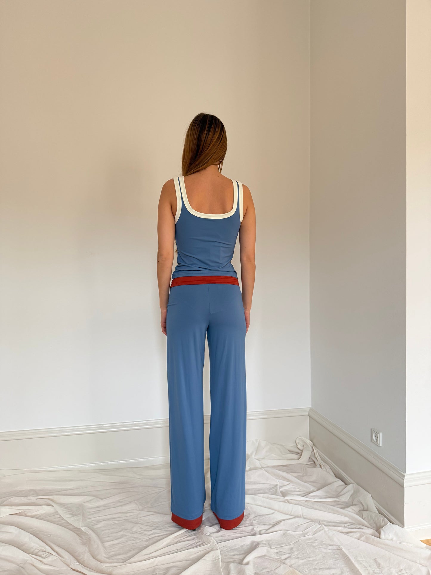AsherRS Pant Multi Blue