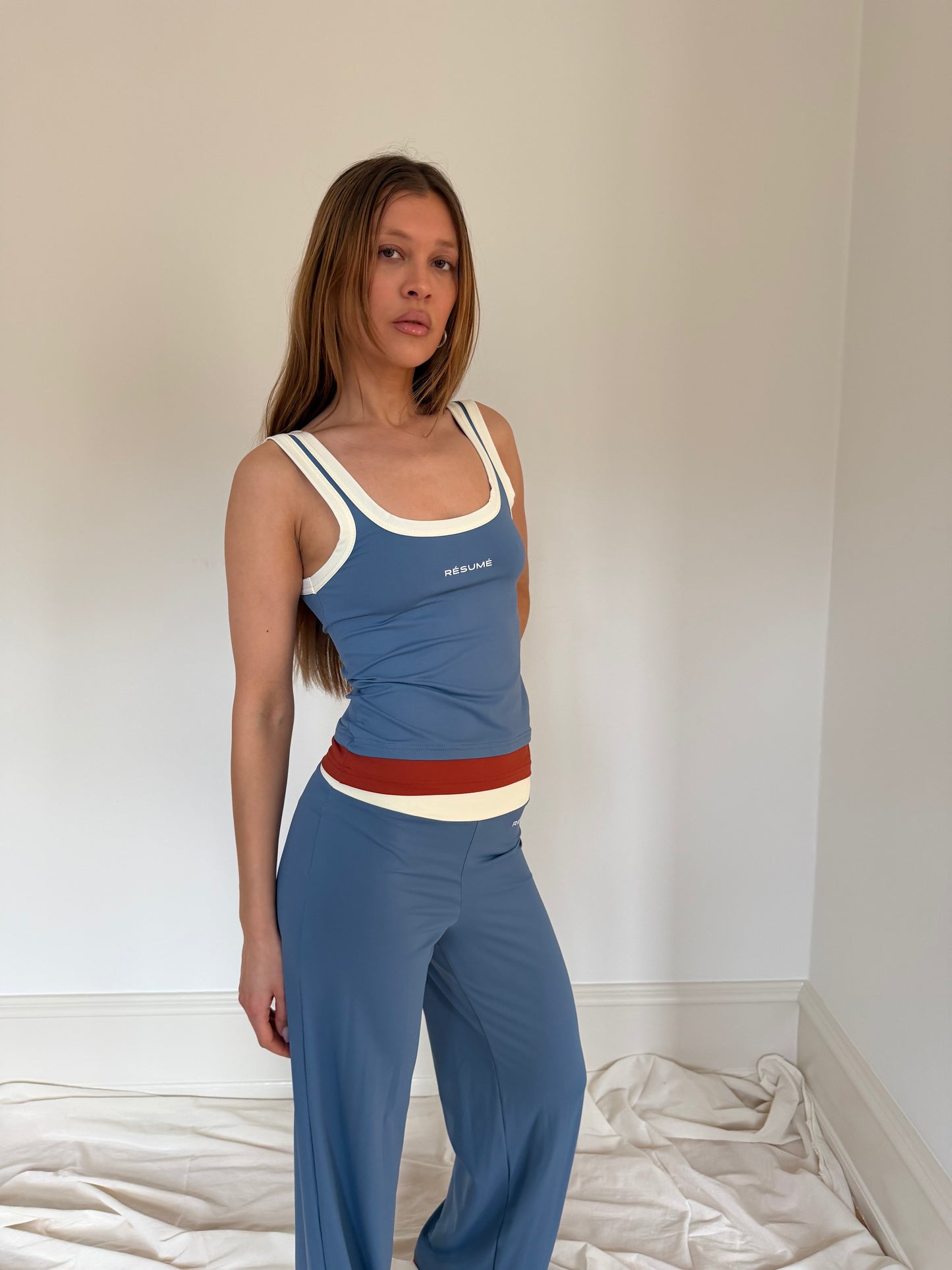 AsherRS Pant Multi Blue