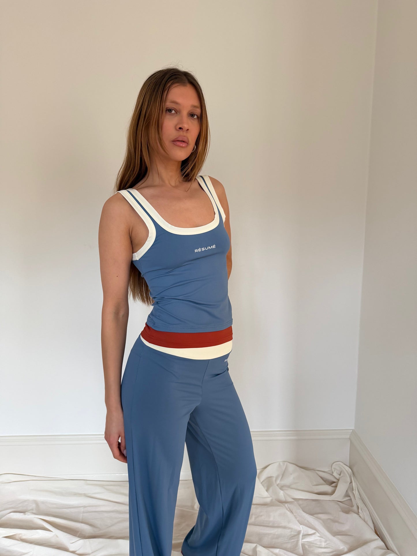 AsherRS Pant Multi Blue