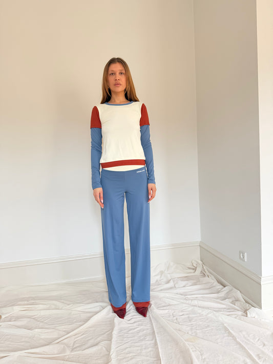 AmariRS Blouse Multi Blue