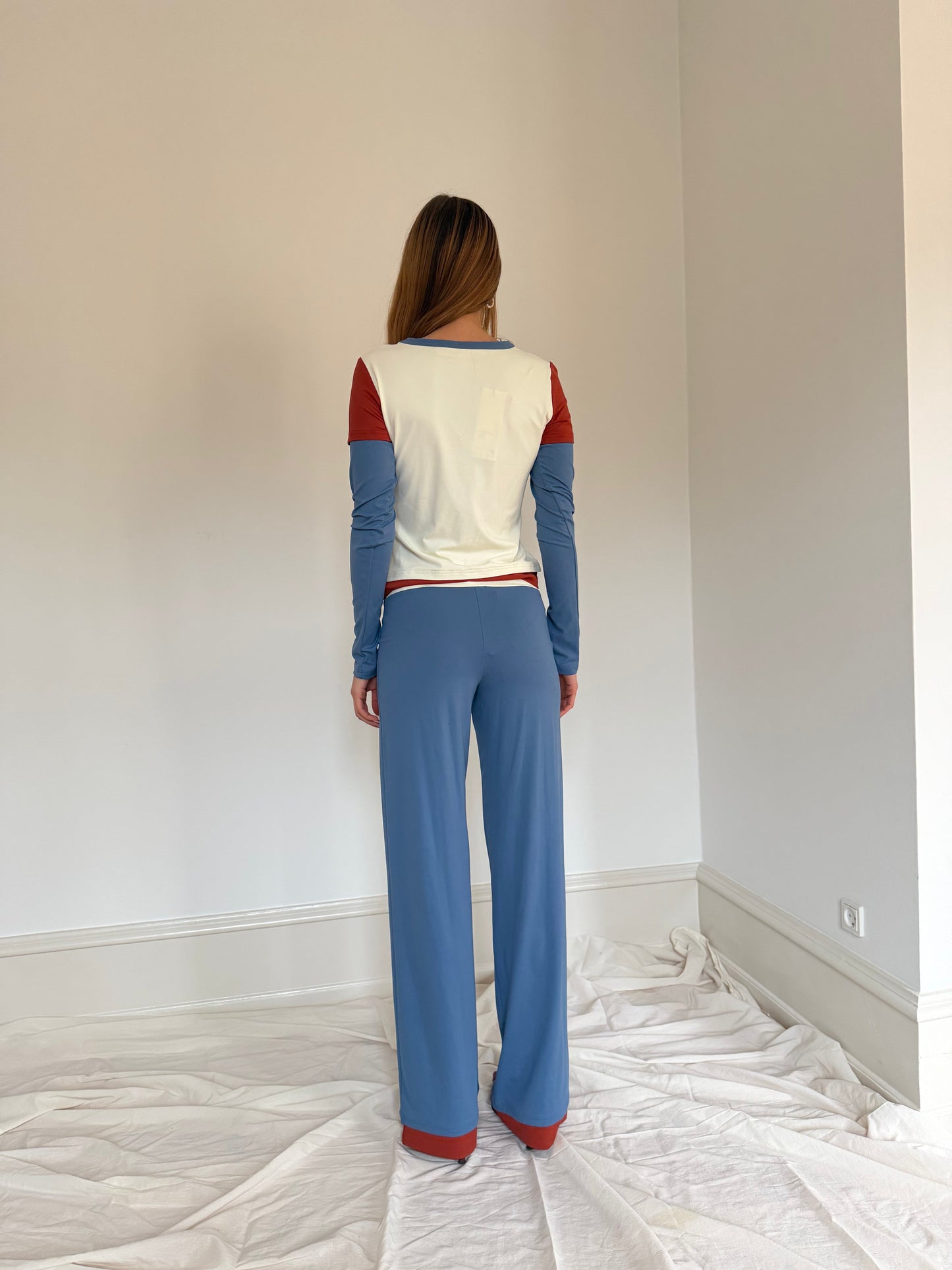 AmariRS Blouse Multi Blue