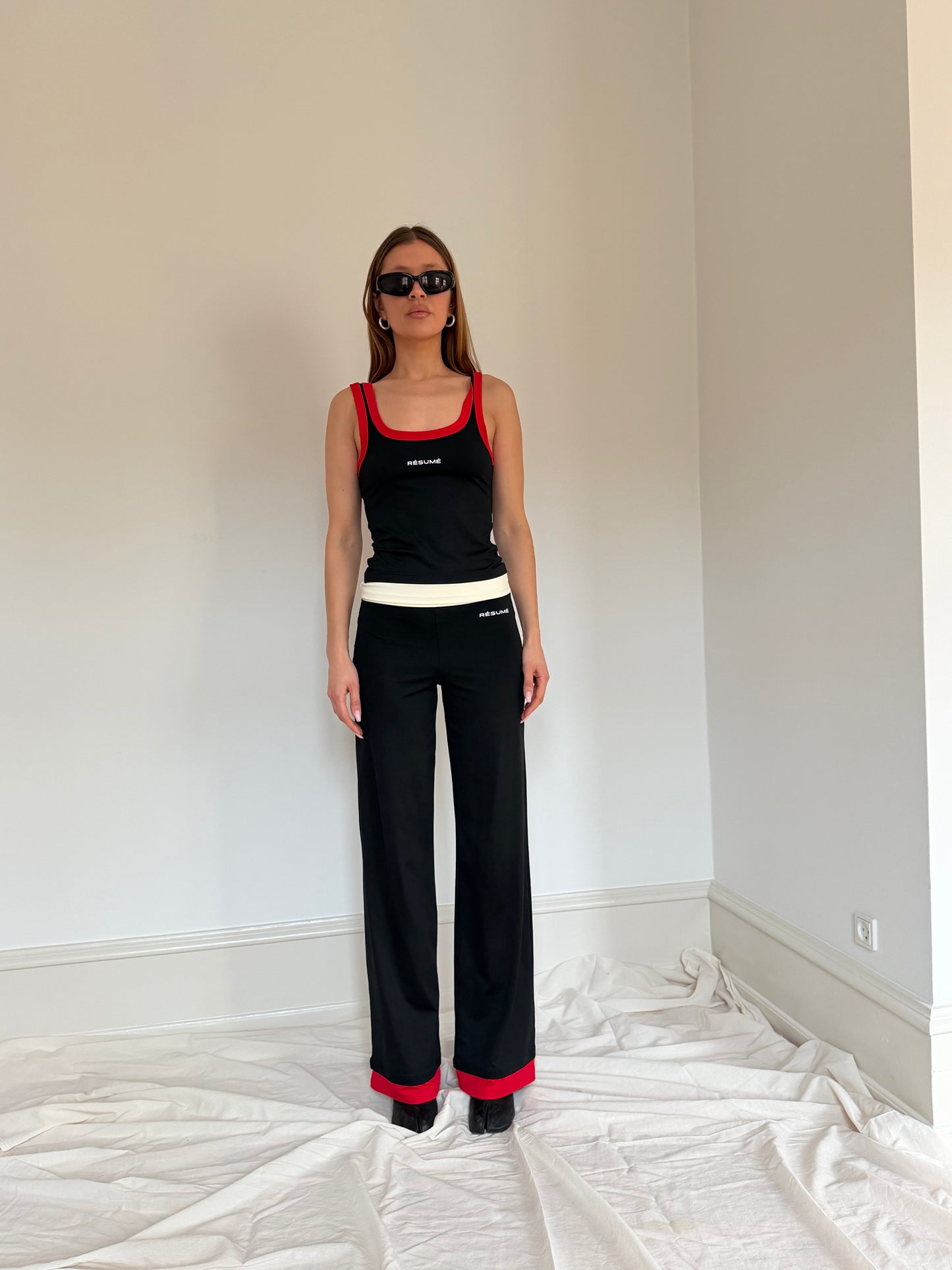 AlexRS Top Multi Black