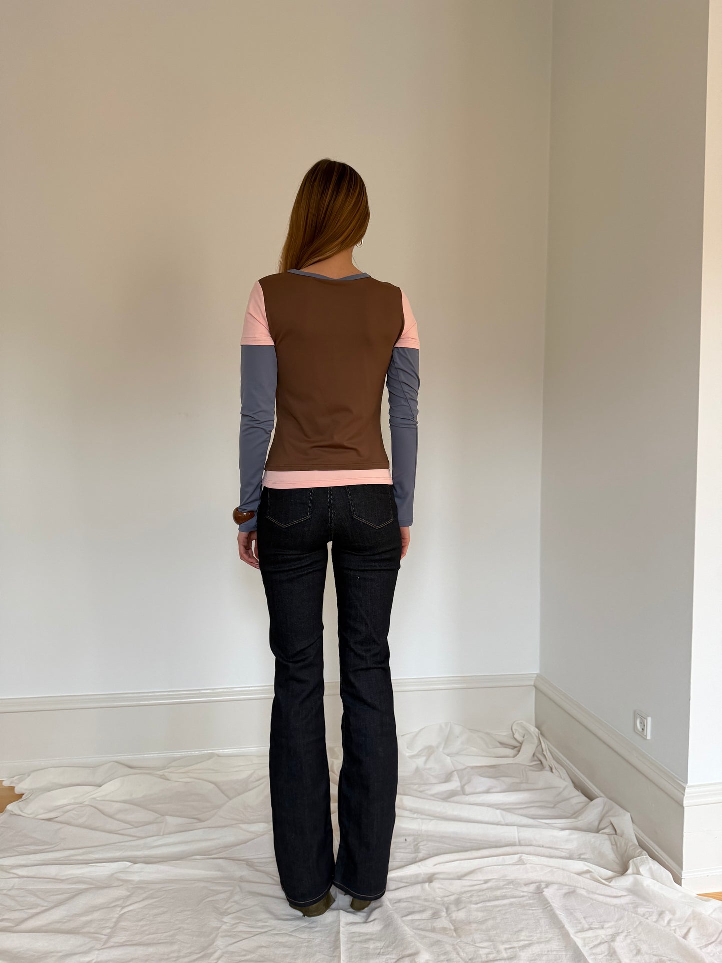 AmariRS Blouse Multi Brown