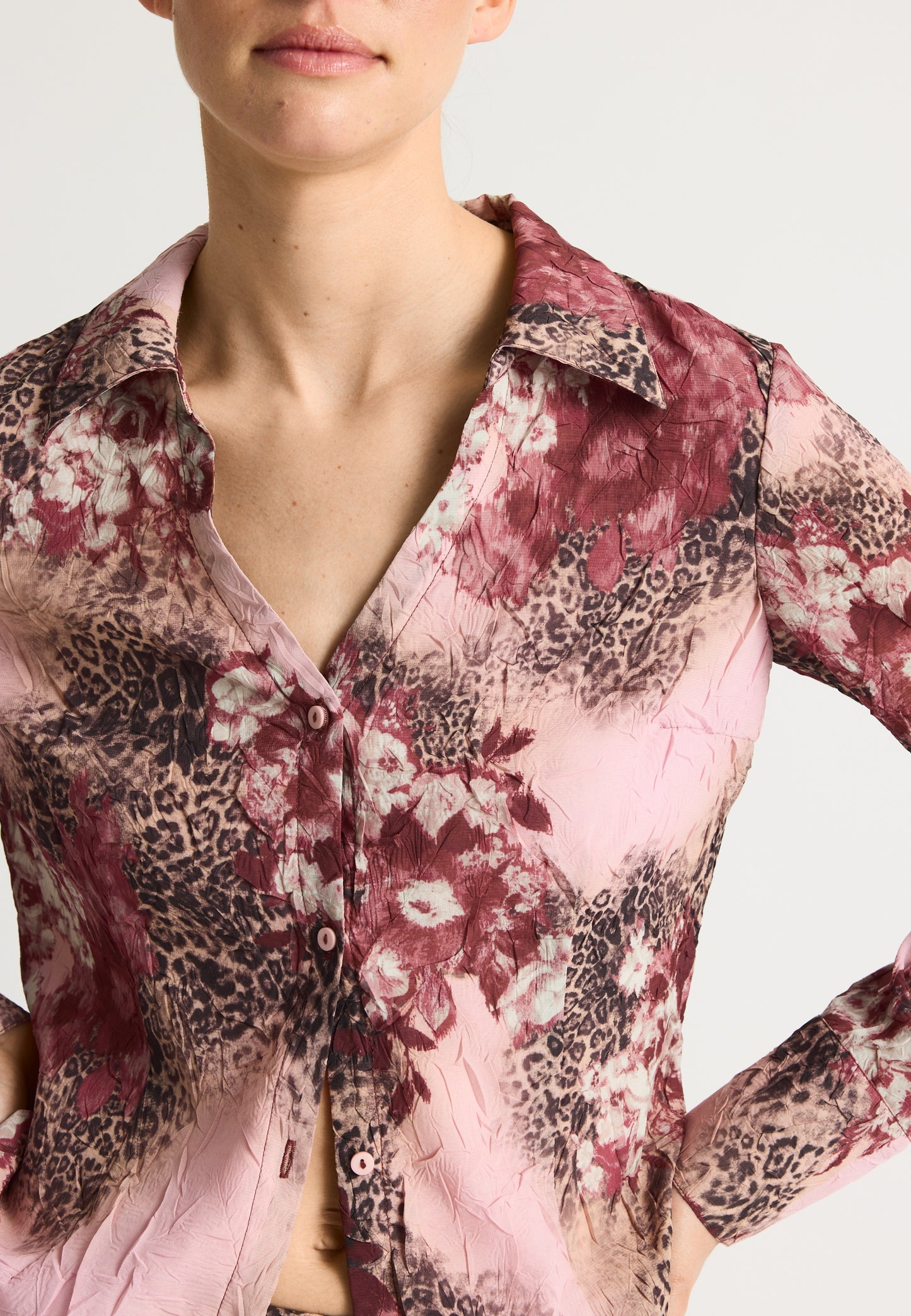 KarlieRS Blouse  Multi Pink