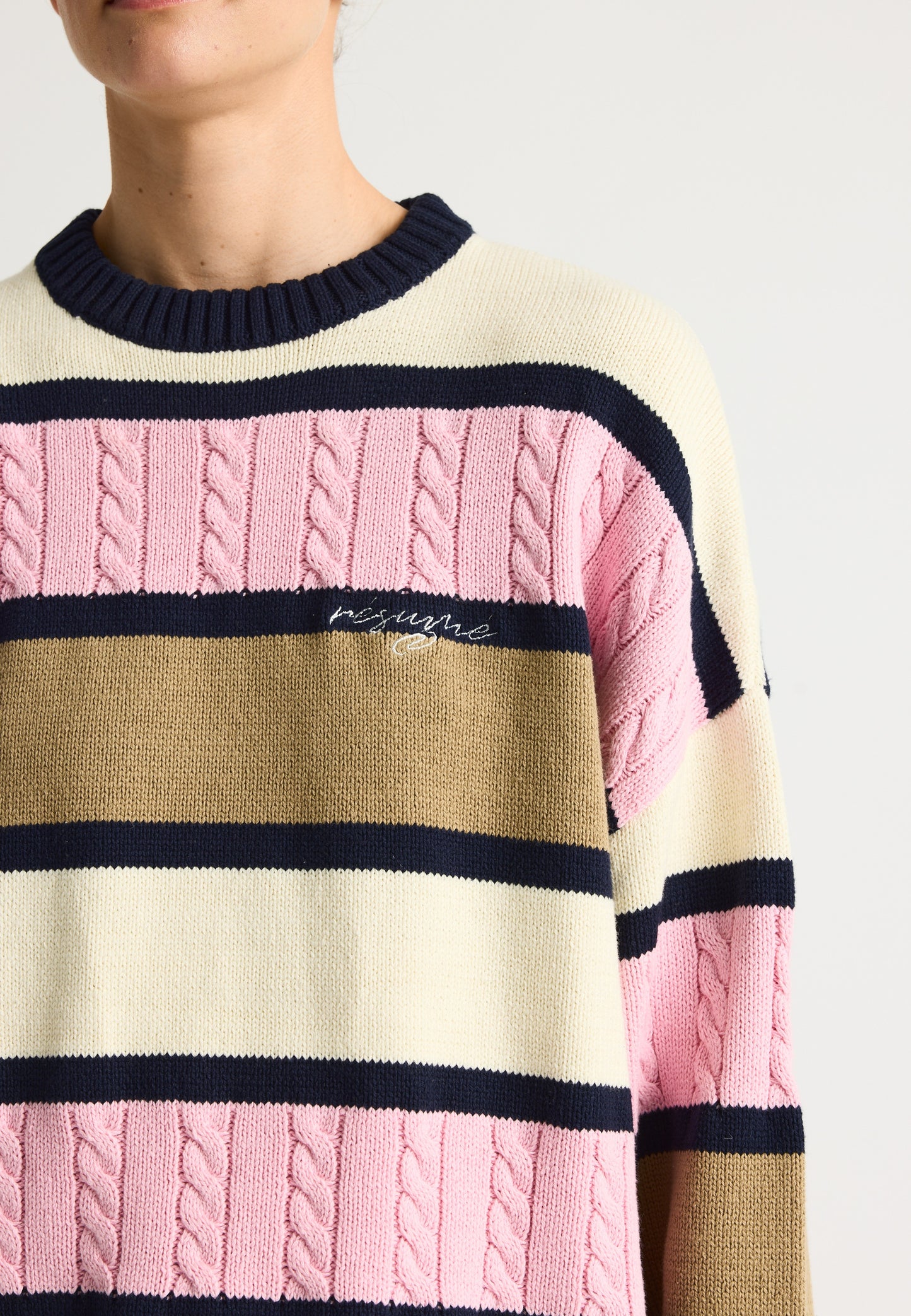 KarloRS Knit  Multi Pink