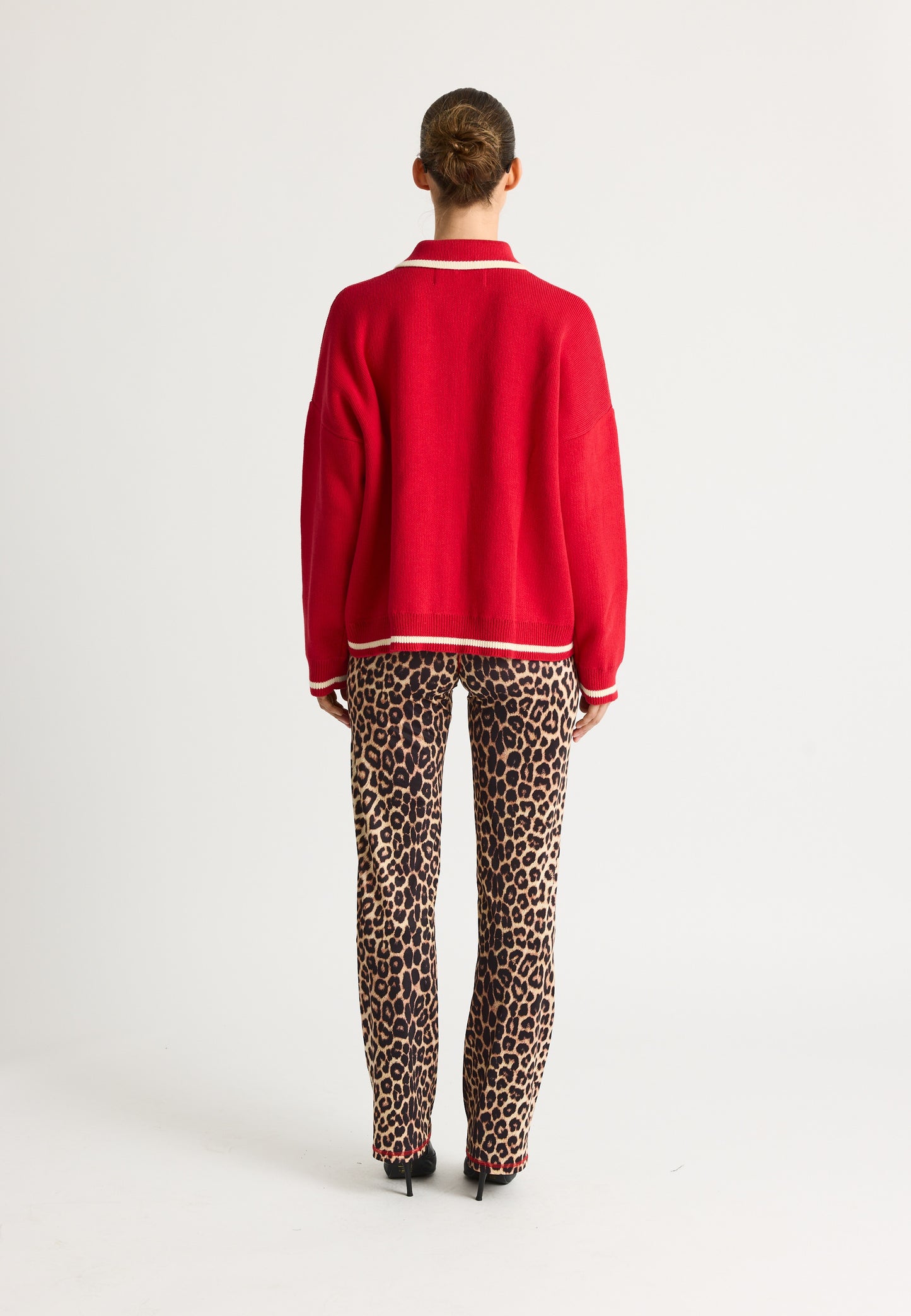 KeatonRS Knit Zip  Red