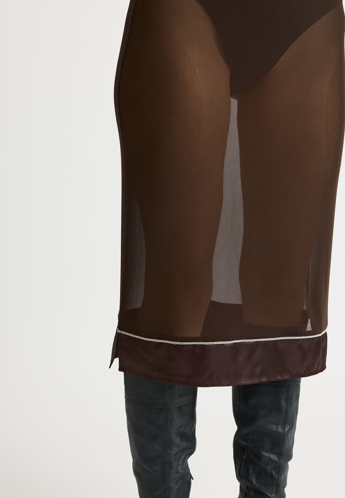 KendraRS Skirt  Dark Brown