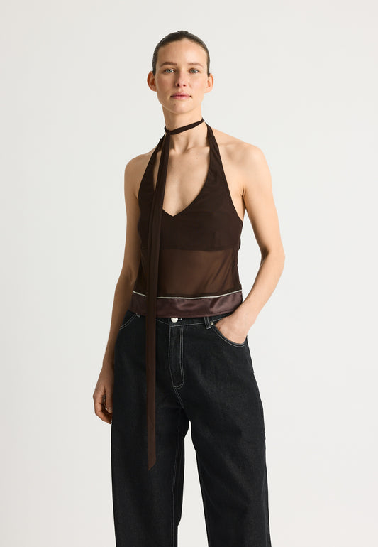 KendraRS Top  Dark Brown