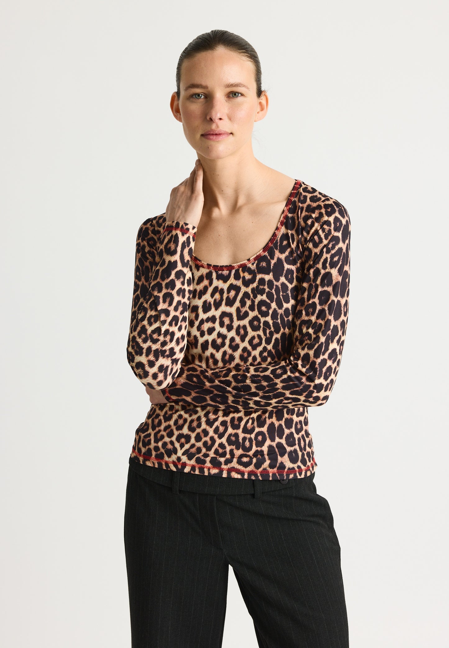 KeylaRS Blouse  Multi Brown