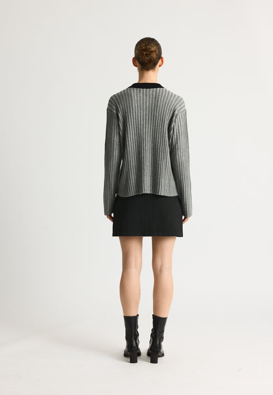 KoraRS Knit  Grey Melange