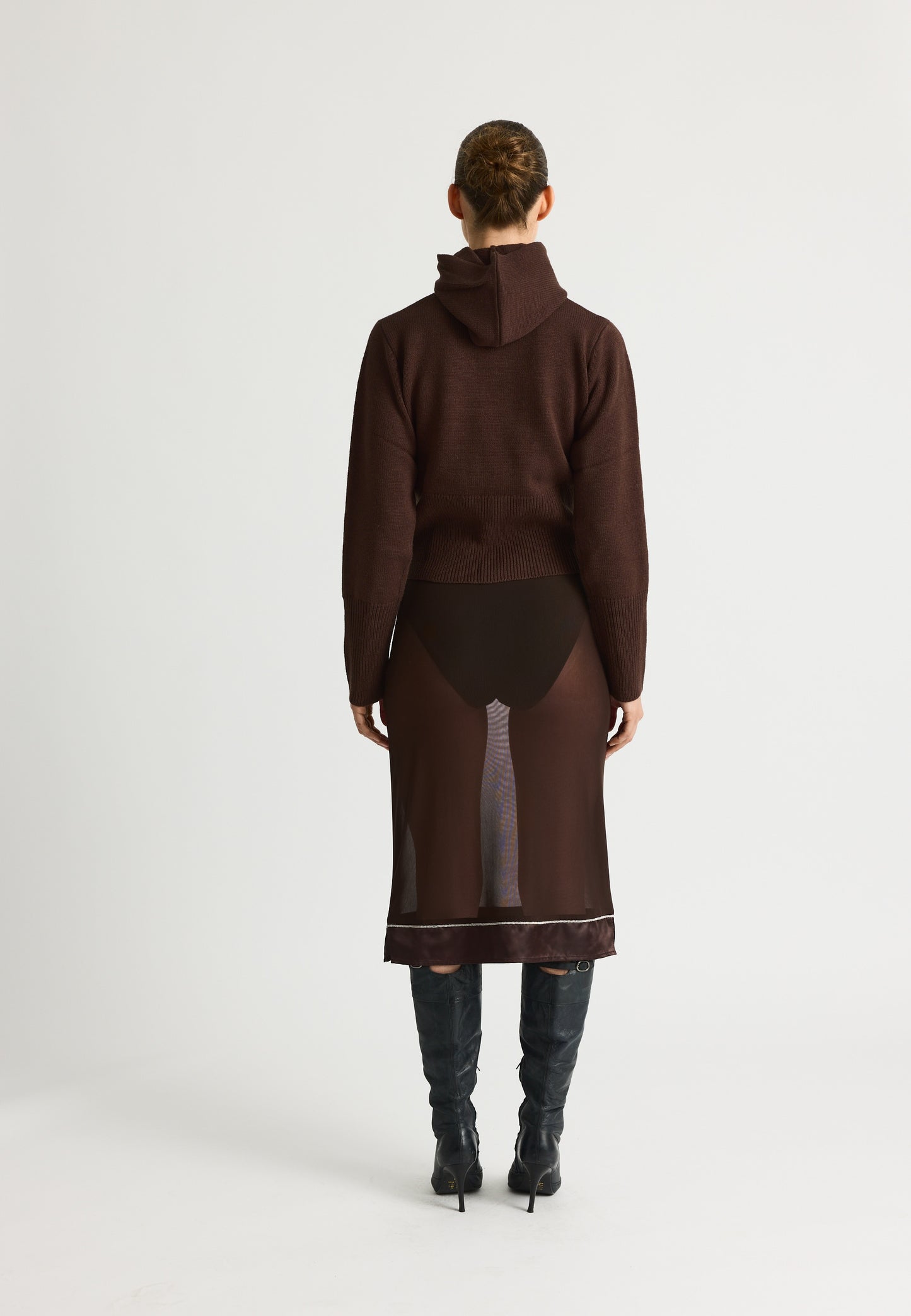 KendraRS Skirt  Dark Brown