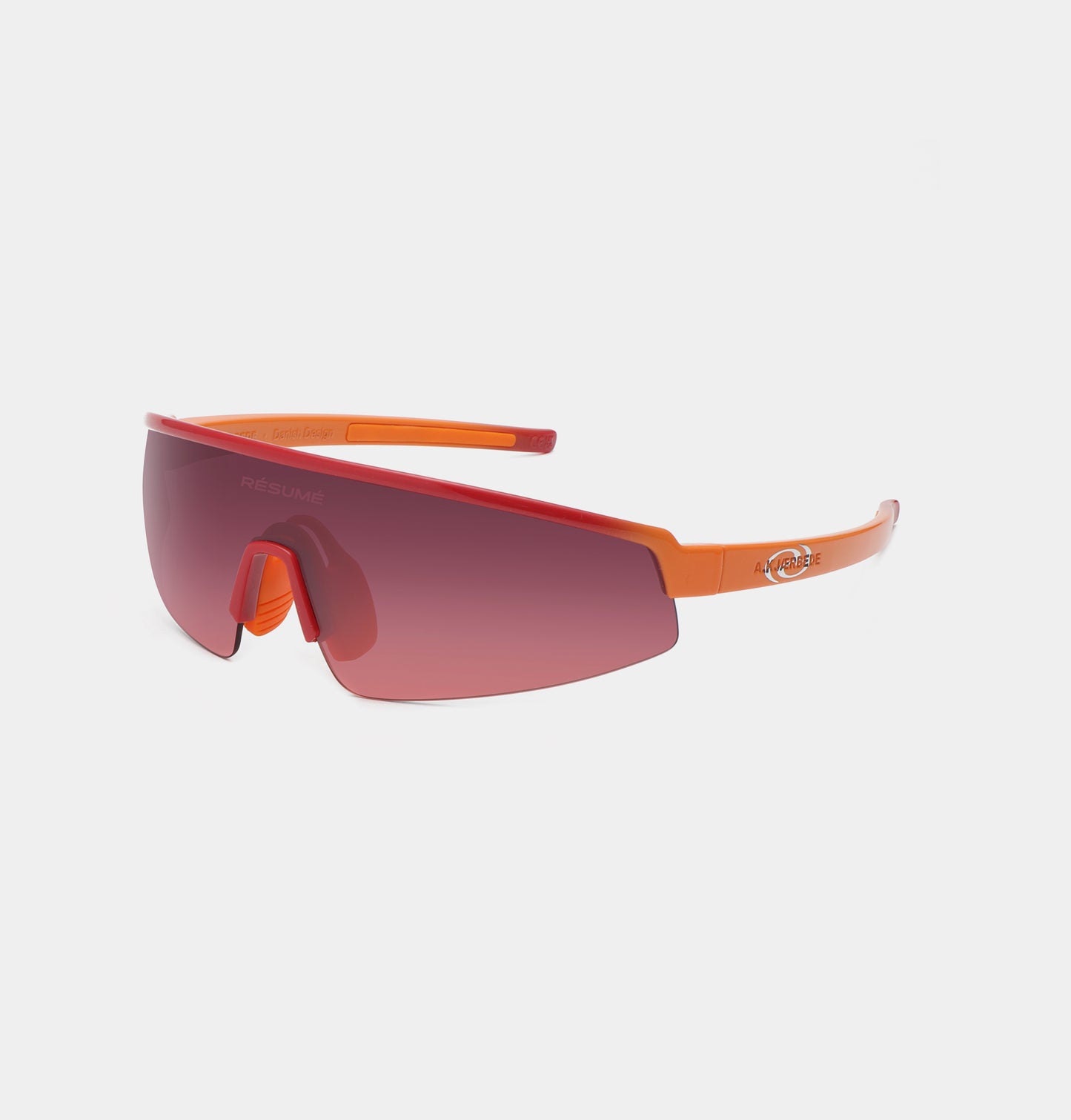 Aero Sunglasses Red/Orange Gradient