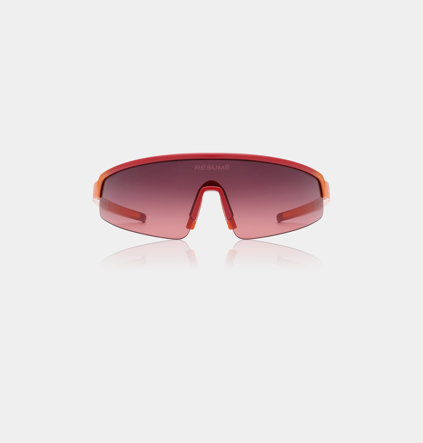 Aero Sunglasses Red/Orange Gradient
