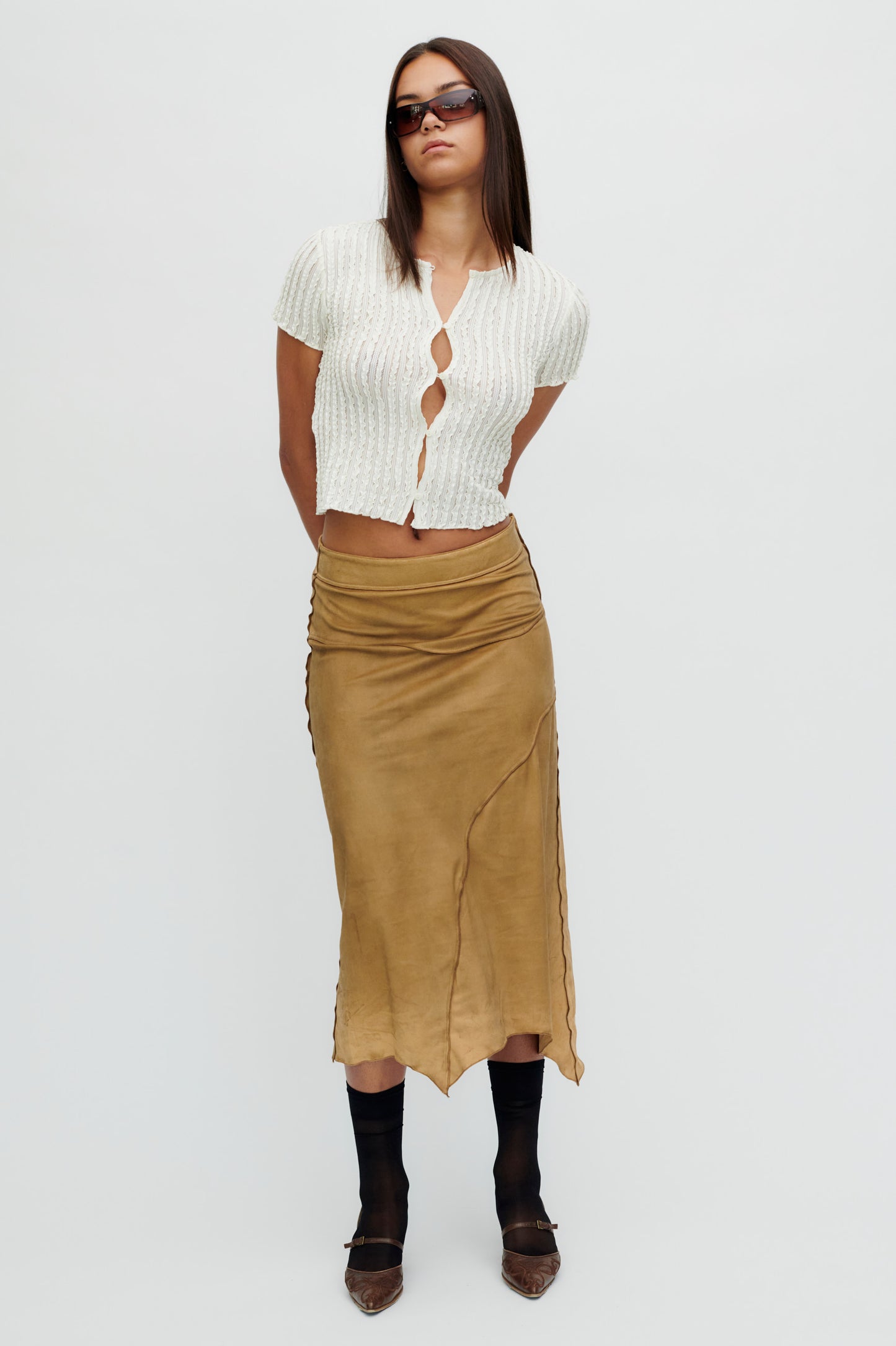 FirenzeRS Skirt Light Camel