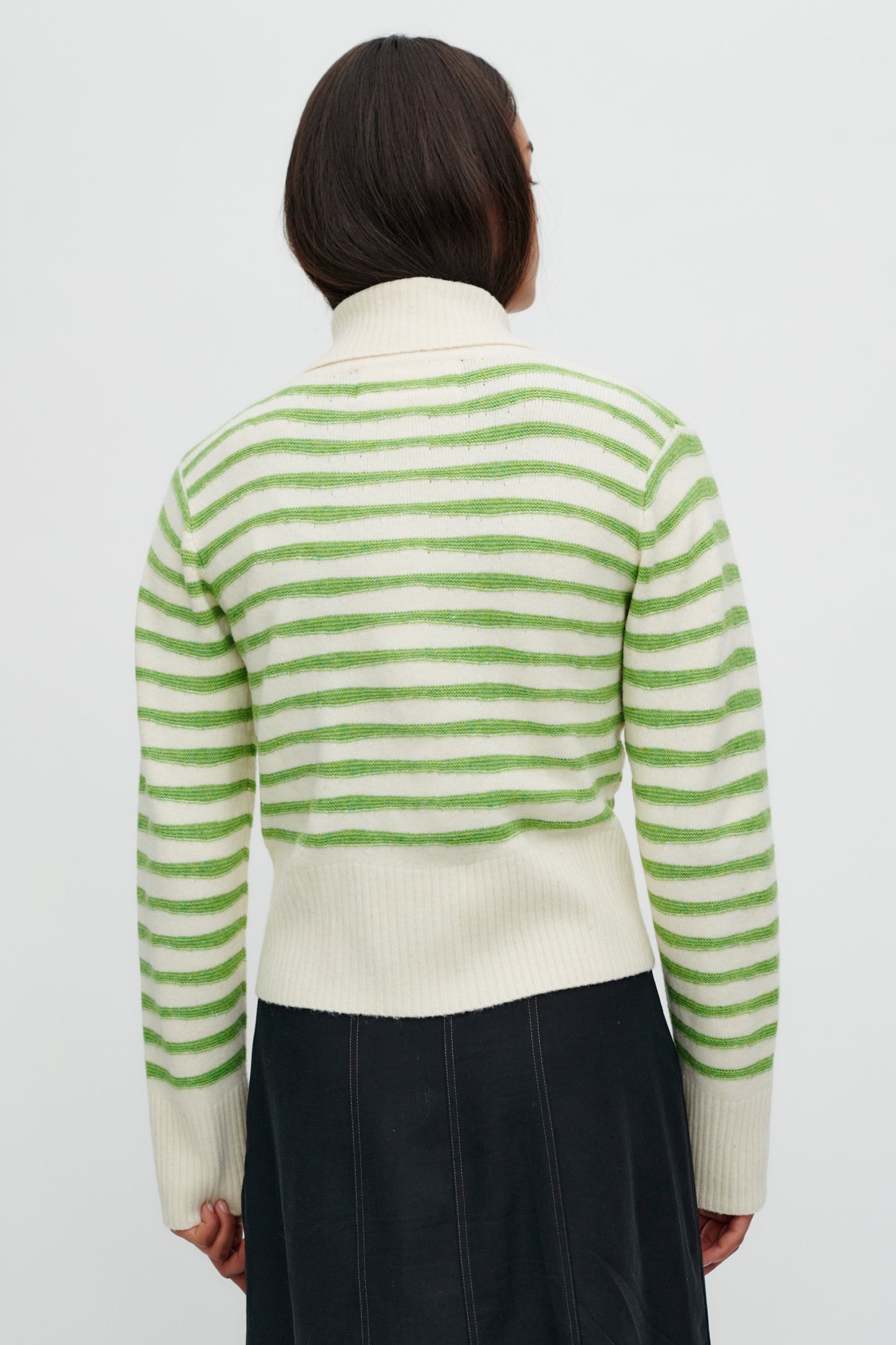 FlorentineRS Knit Cardigan Green Stripe