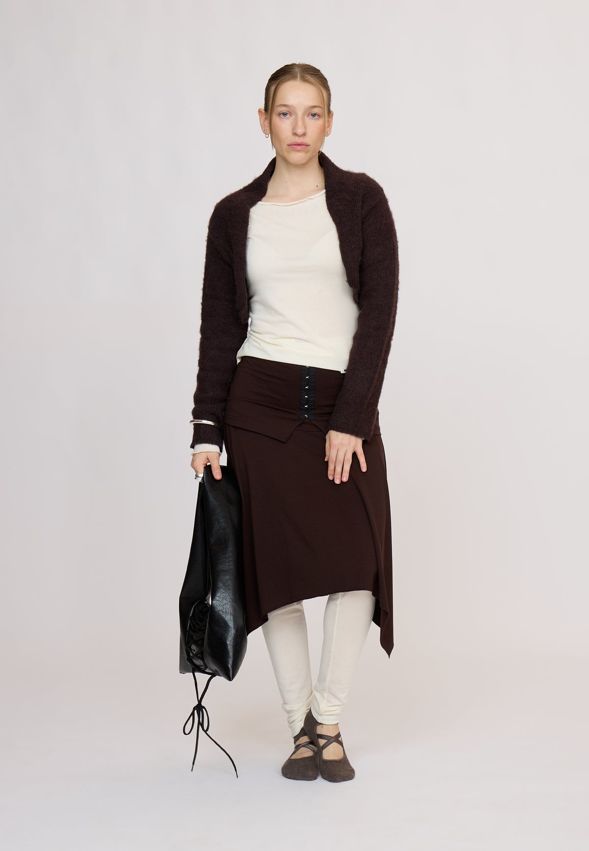 OpheliaRS Knit Bolero Bitter Chocolate