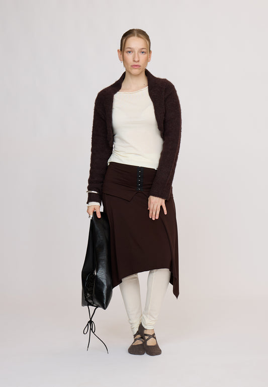OpheliaRS Knit Bolero Bitter Chocolate